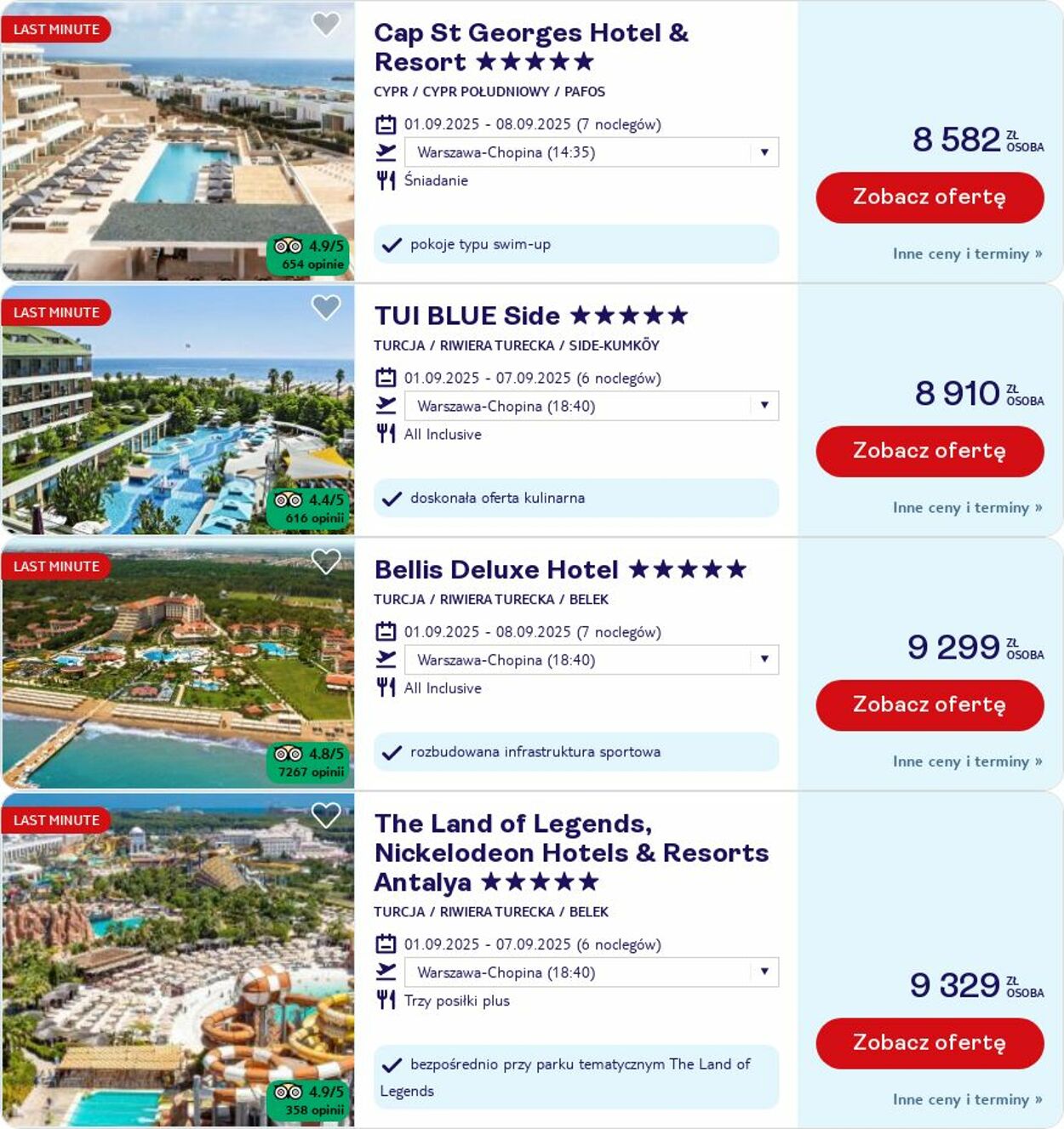 Gazetka TUI 01.09.2025 - 10.09.2025