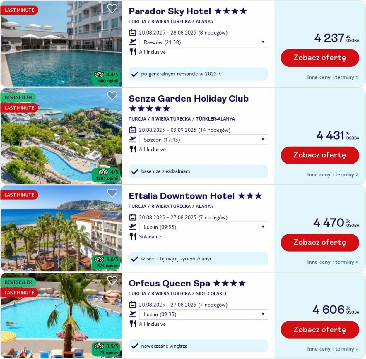 Gazetka TUI 18.08.2025 - 27.08.2025