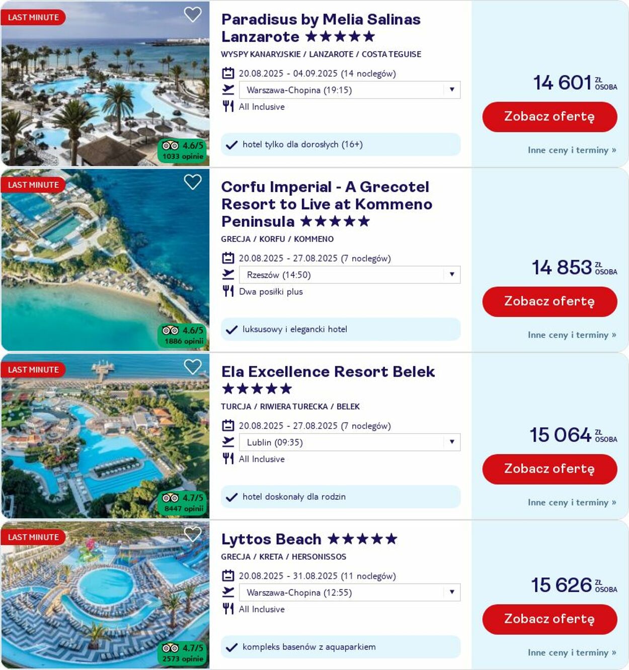 Gazetka TUI 18.08.2025 - 27.08.2025