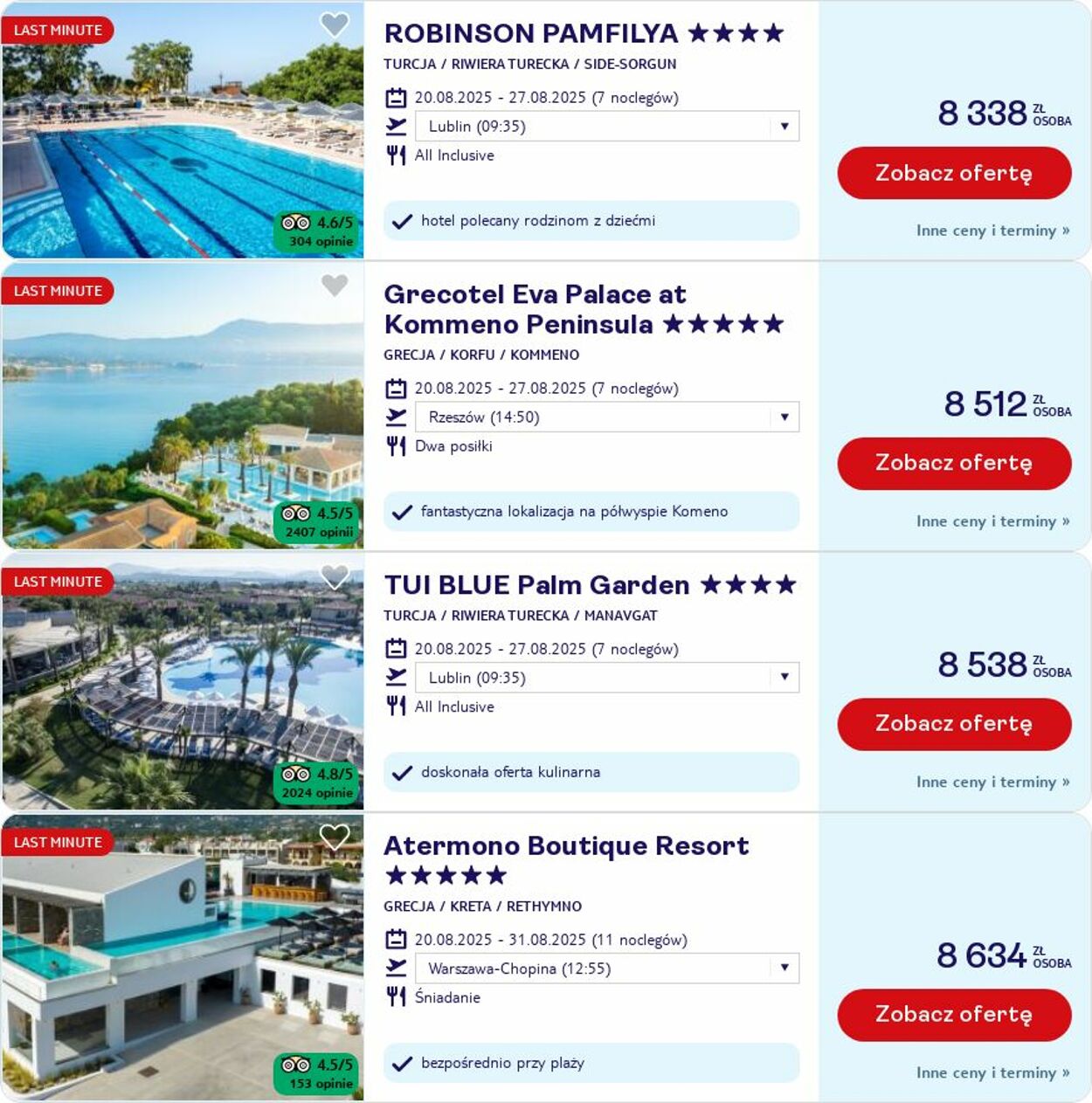 Gazetka TUI 18.08.2025 - 27.08.2025