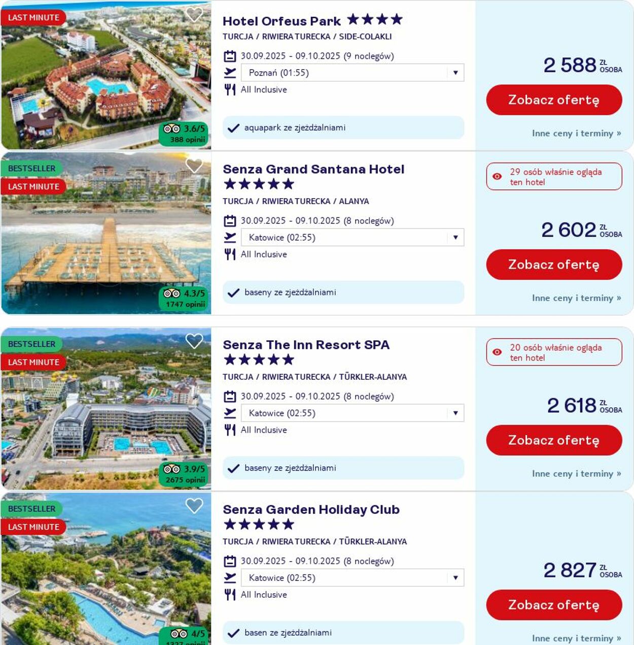 Gazetka TUI 29.09.2025 - 08.10.2025