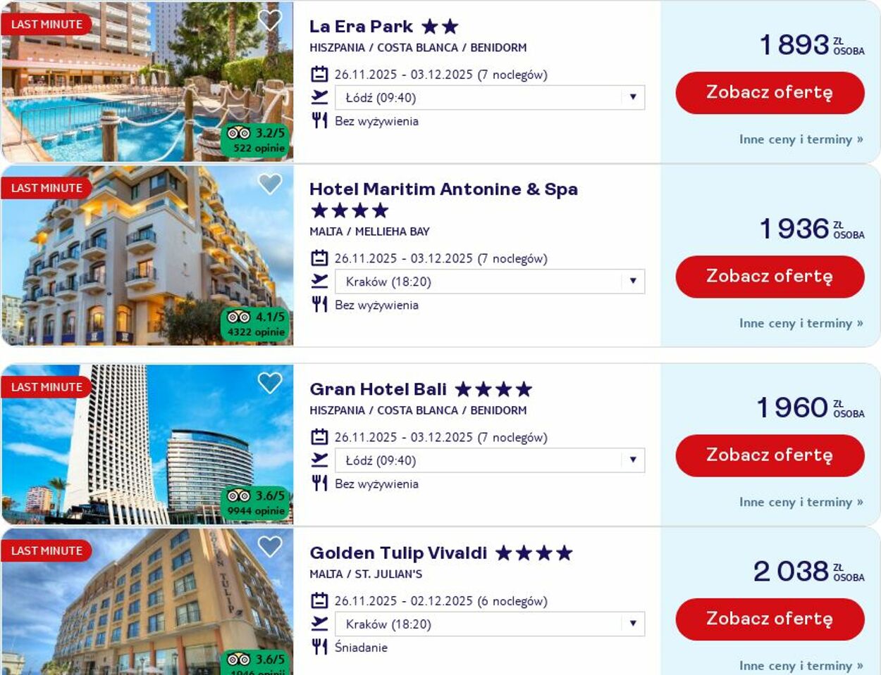 Gazetka TUI 24.11.2025 - 03.12.2025