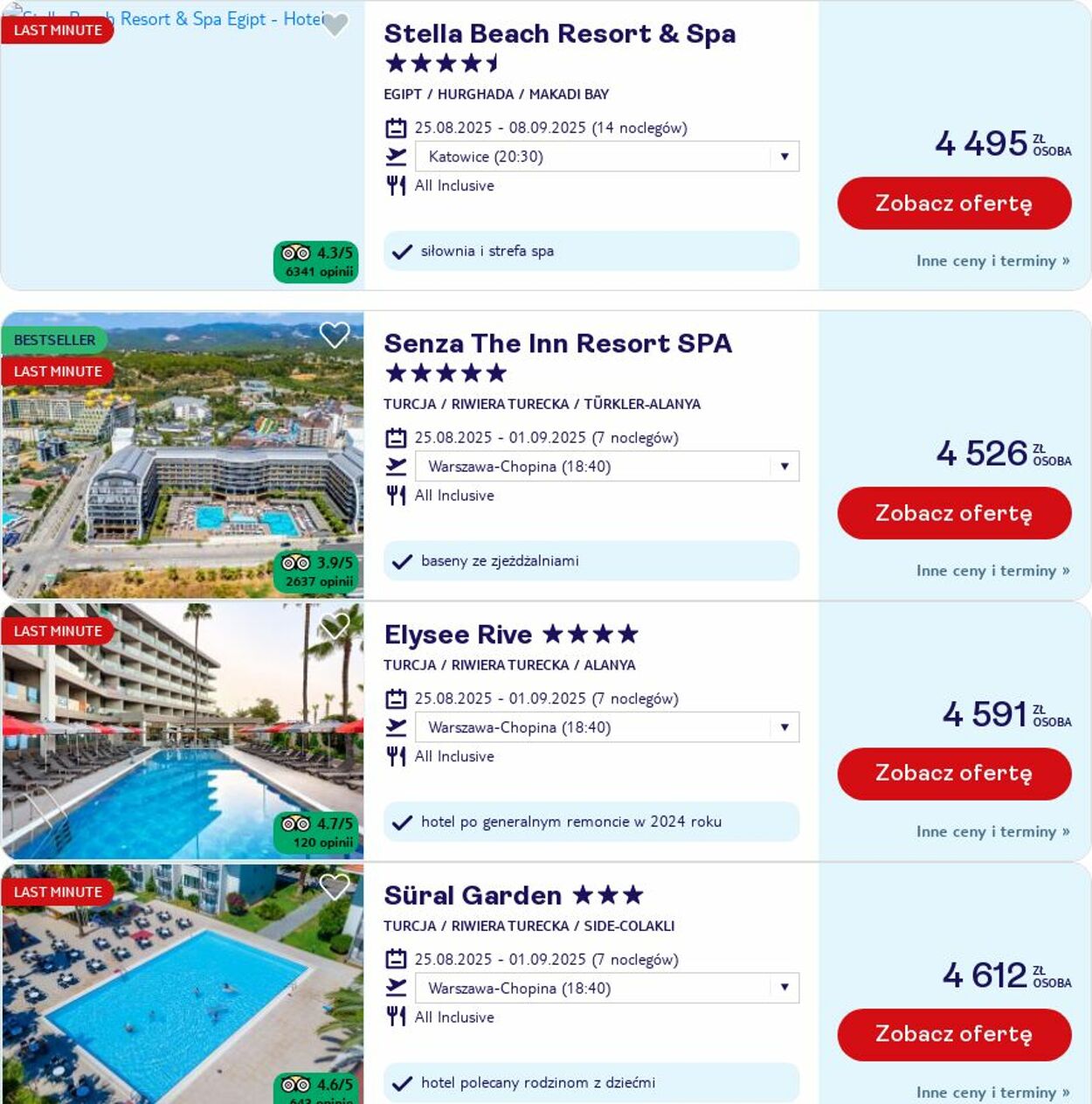 Gazetka TUI 25.08.2025 - 03.09.2025