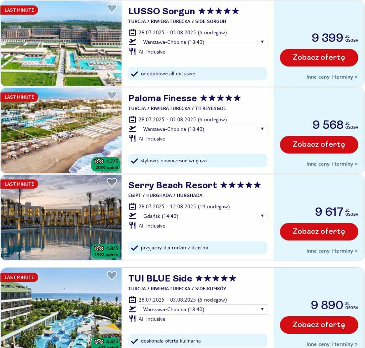 Gazetka TUI 28.07.2025 - 06.08.2025