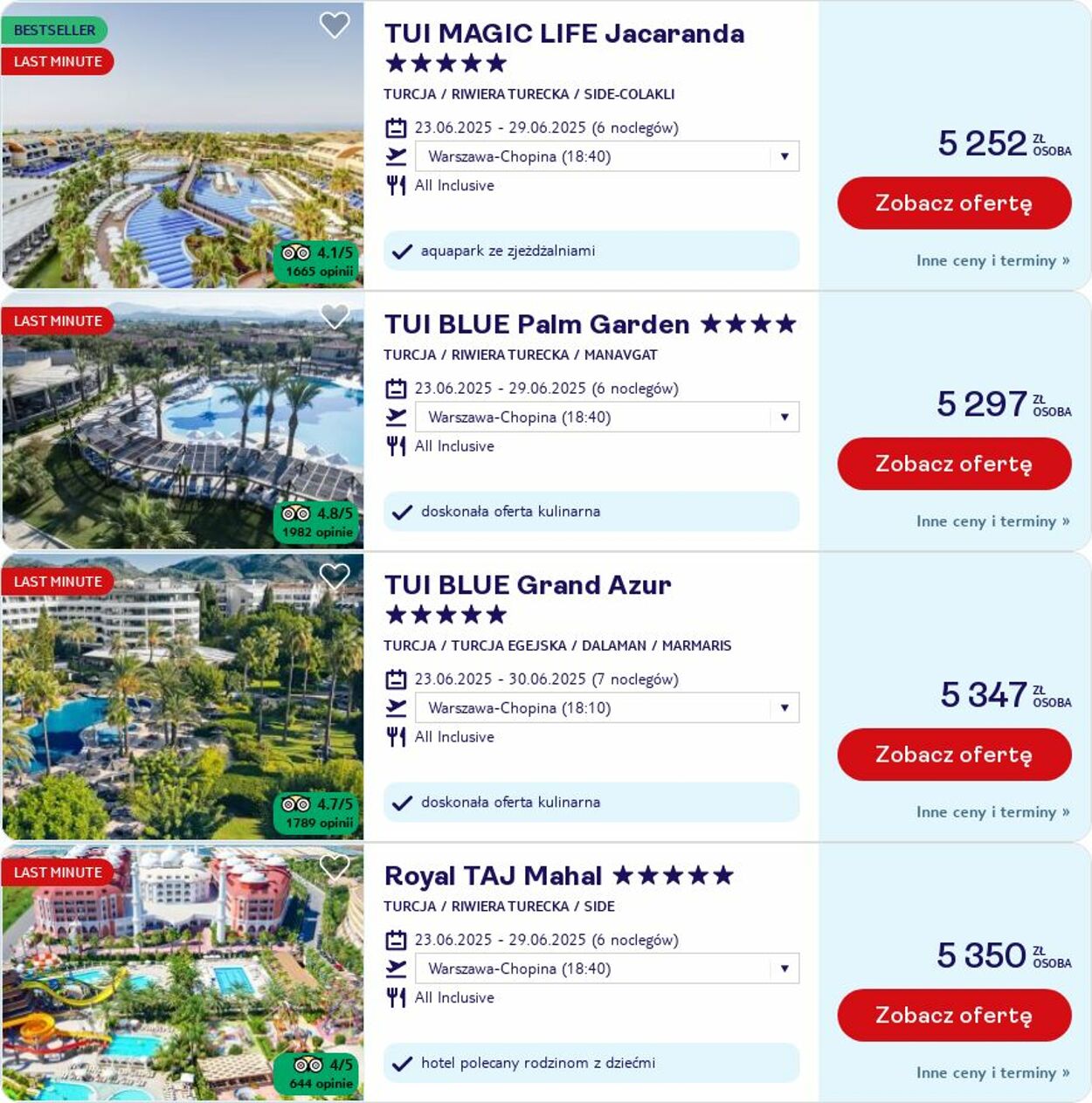 Gazetka TUI 23.06.2025 - 02.07.2025