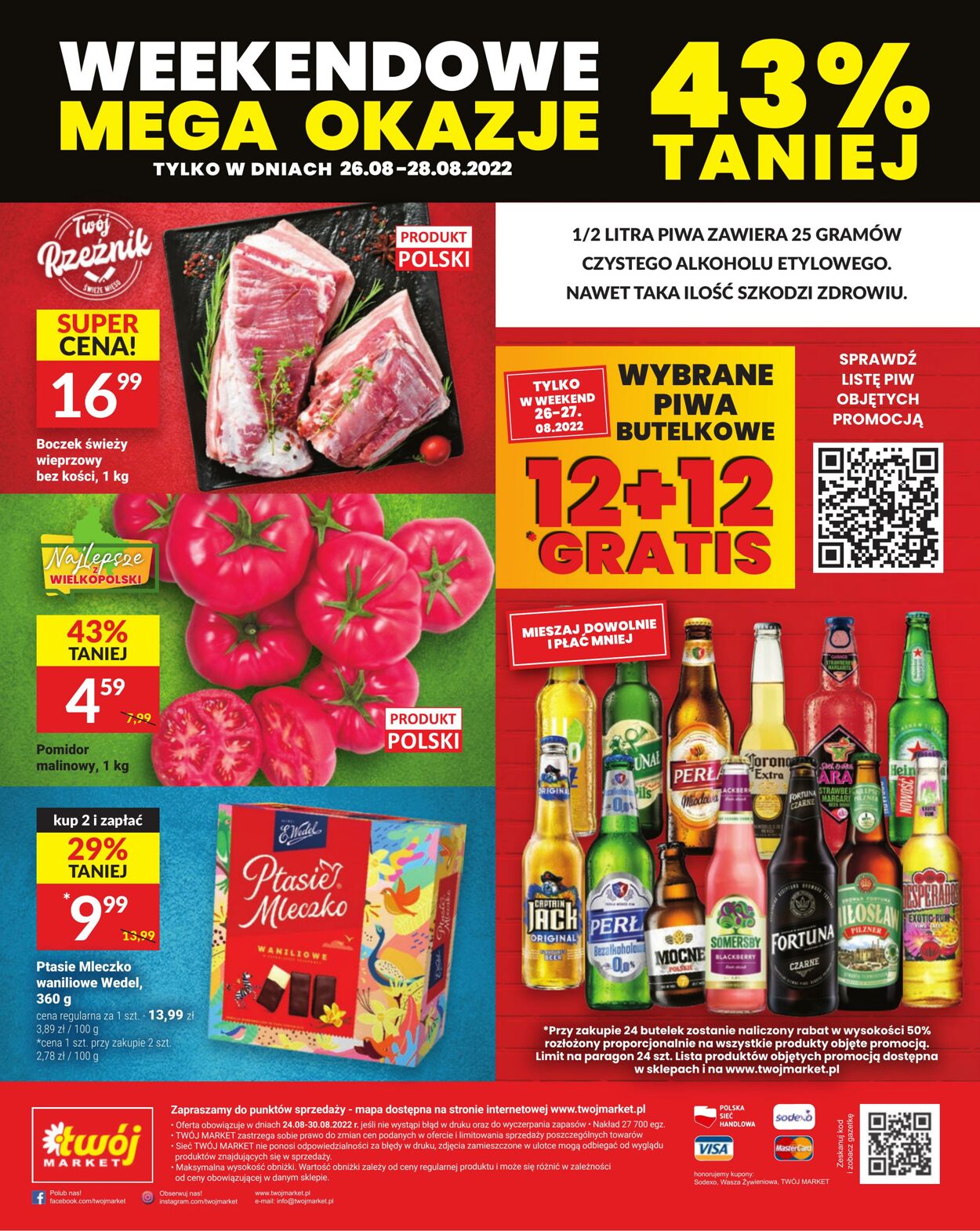 Gazetka Twój Market 24.08.2022 - 30.08.2022