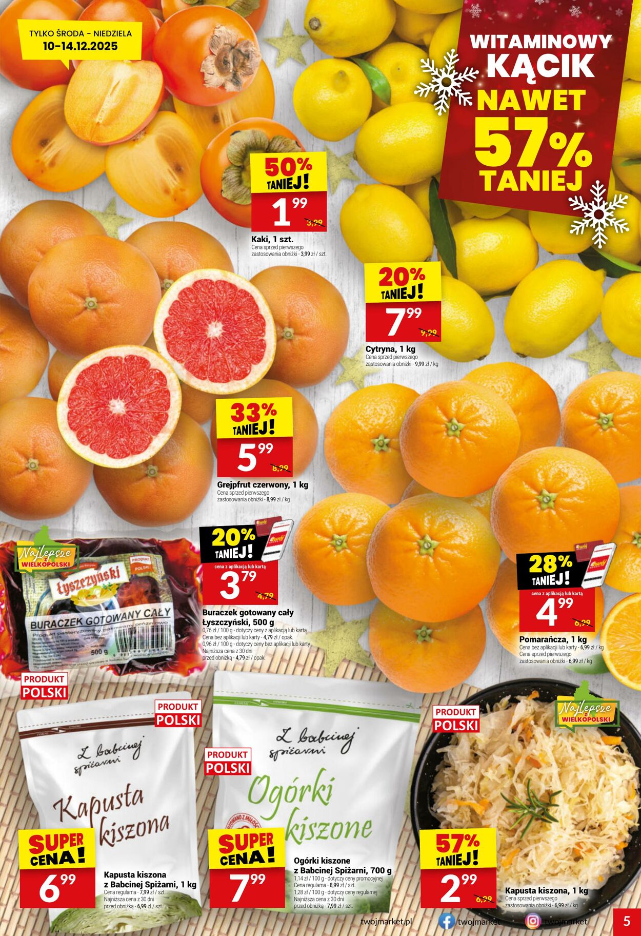 Gazetka Twój Market 10.12.2025 - 16.12.2025