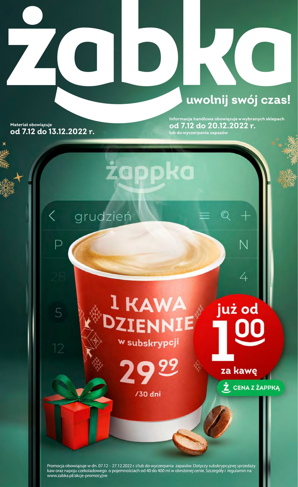 Gazetka Żabka 07.12.2022-20.12.2022