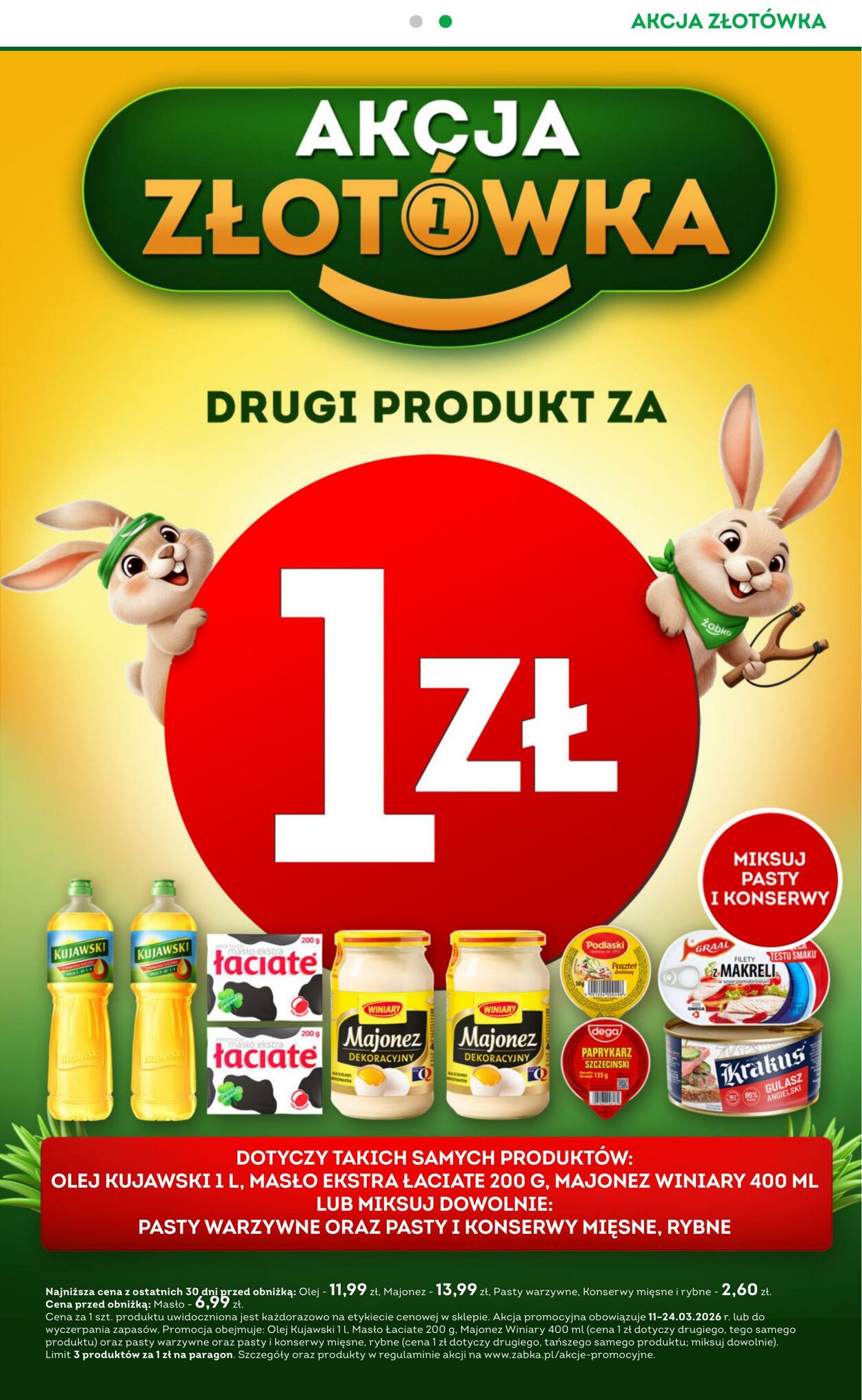 Gazetka Żabka 11.03.2026 - 24.03.2026