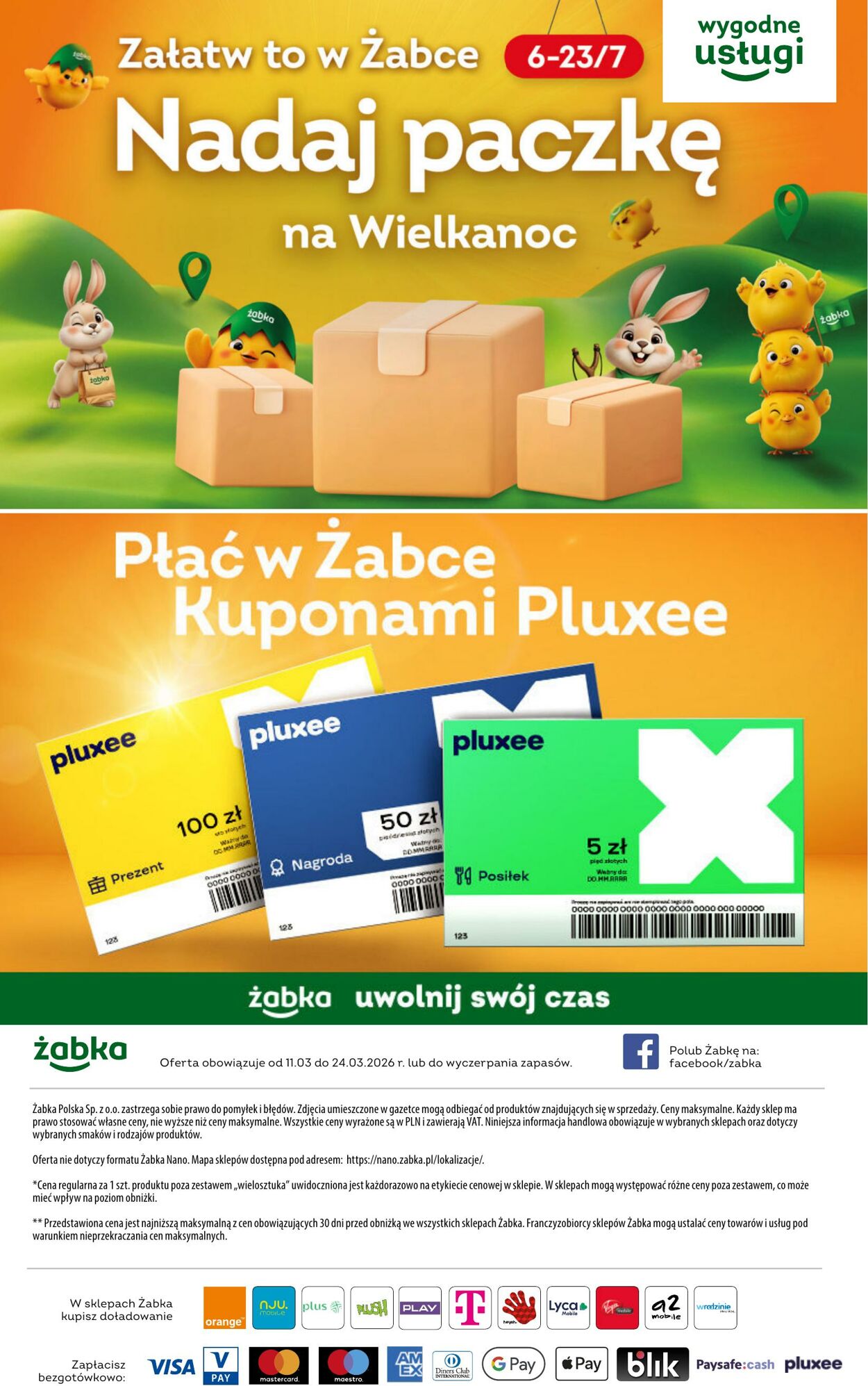 Gazetka Żabka 11.03.2026 - 24.03.2026