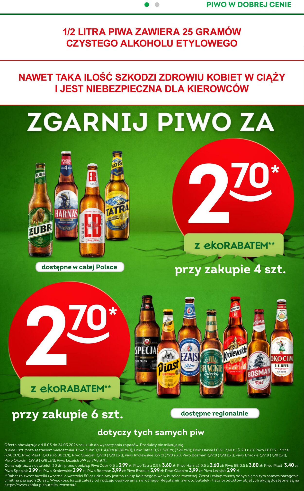 Gazetka Żabka 11.03.2026 - 24.03.2026