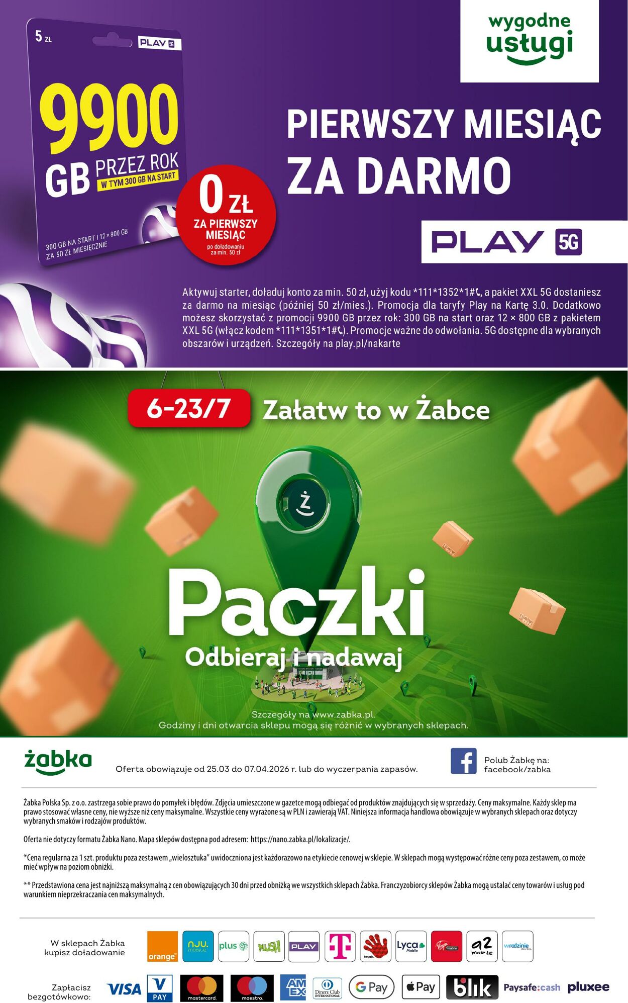 Gazetka Żabka 01.04.2026 - 14.04.2026