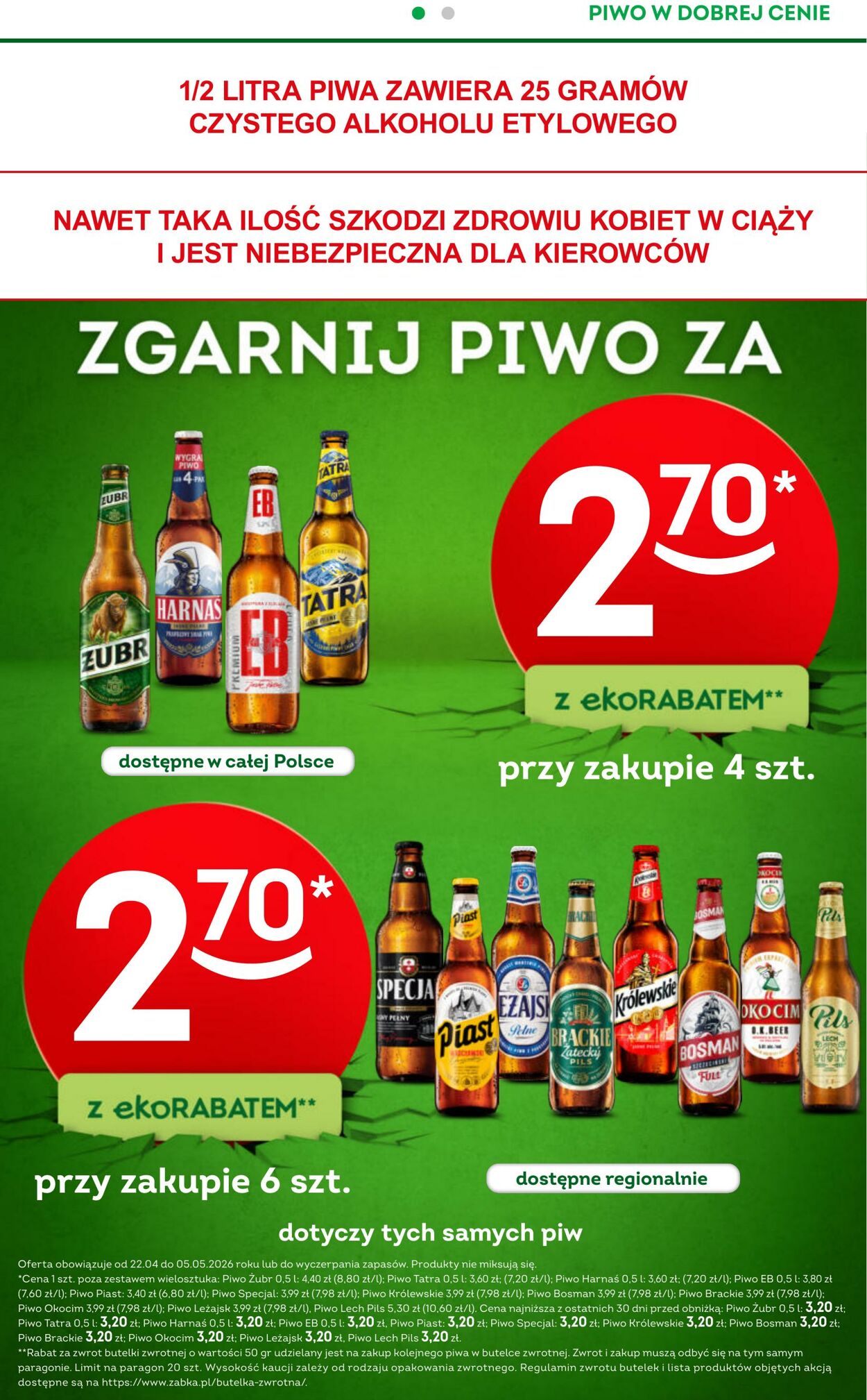 Gazetka Żabka 22.04.2026 - 05.05.2026