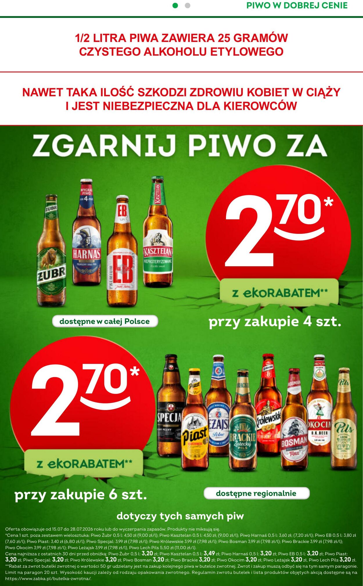 Gazetka Żabka 22.07.2026 - 04.08.2026