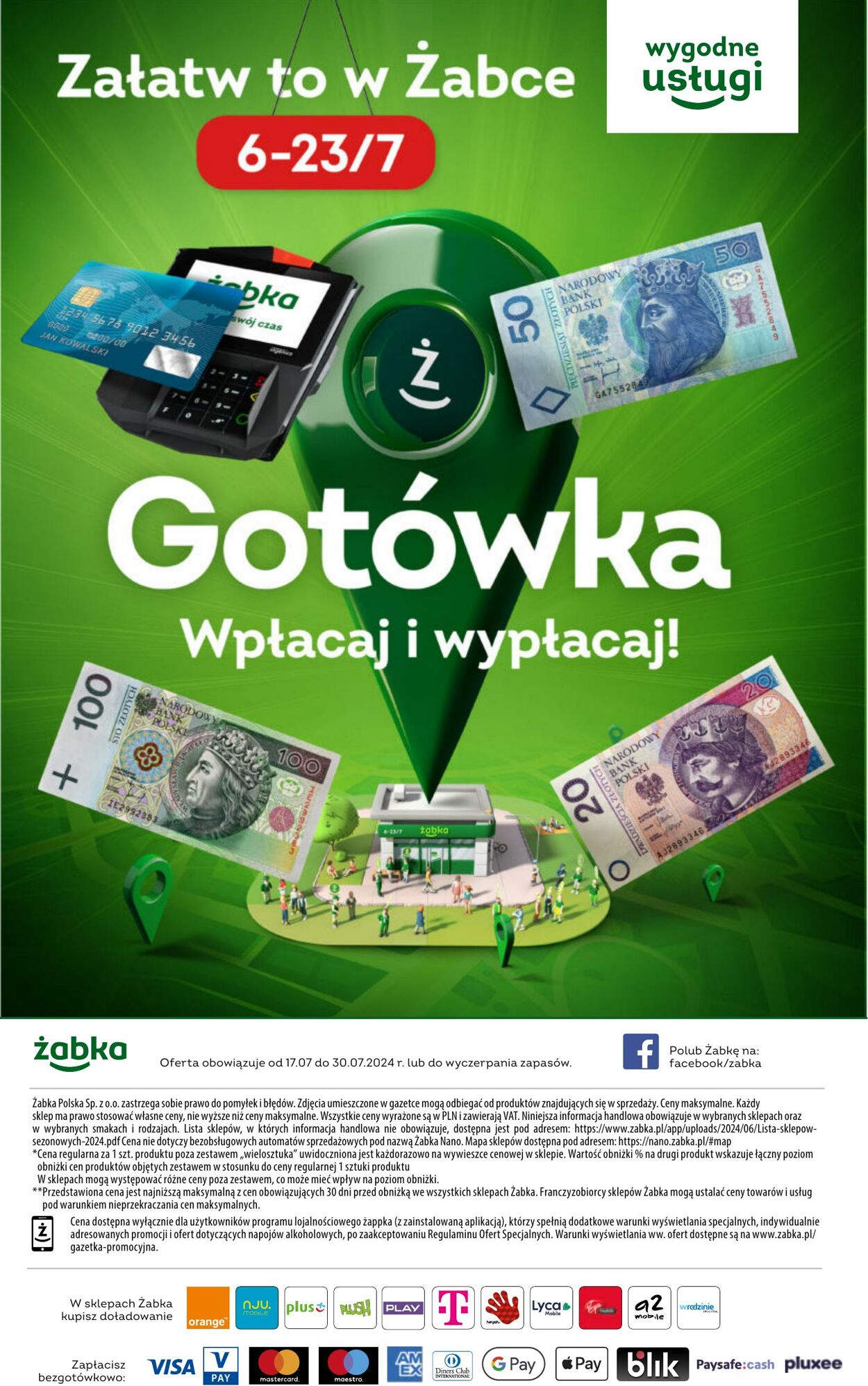 Gazetka Żabka 17.07.2024 - 30.07.2024