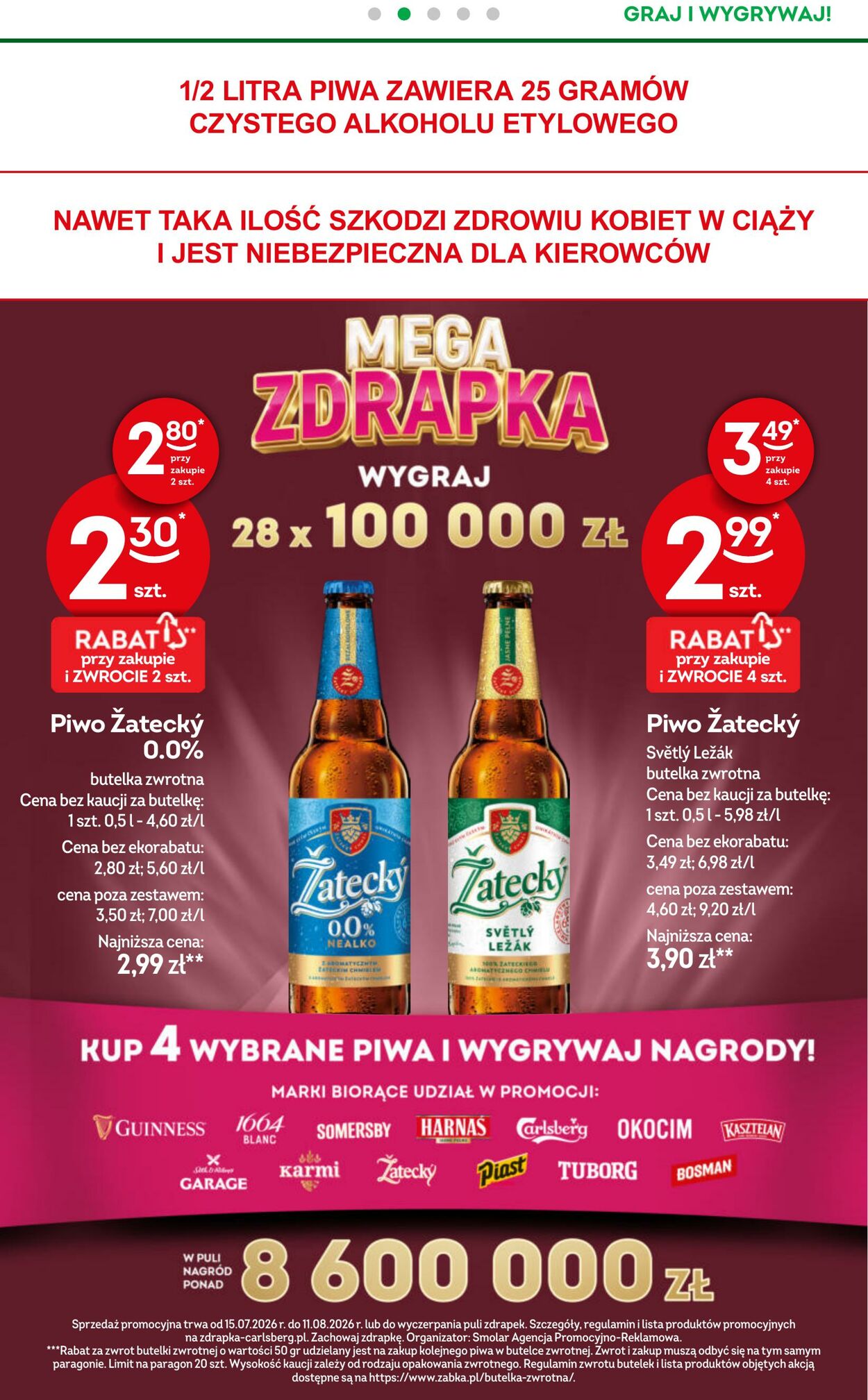 Gazetka Żabka 29.07.2026 - 11.08.2026