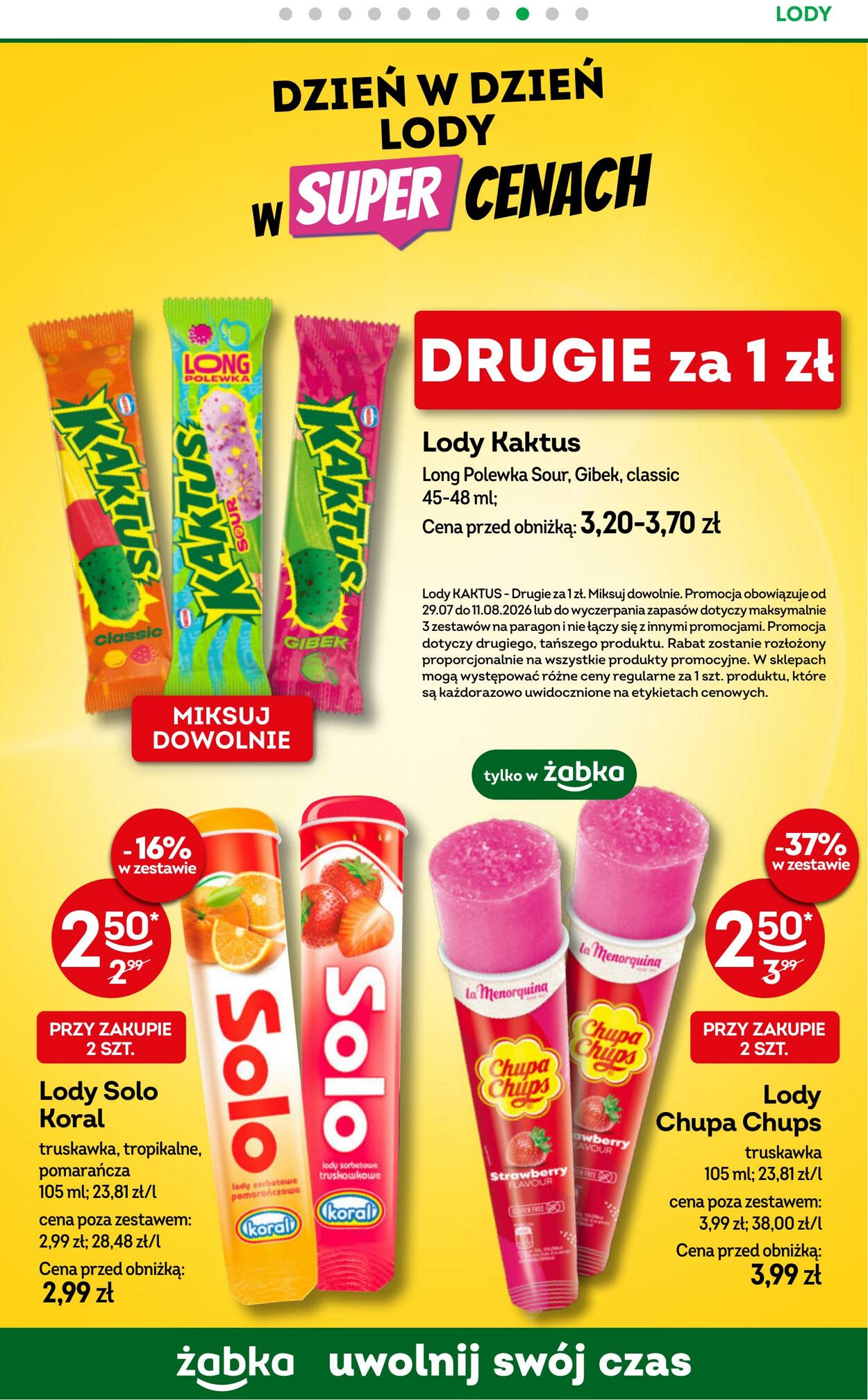 Gazetka Żabka 29.07.2026 - 11.08.2026
