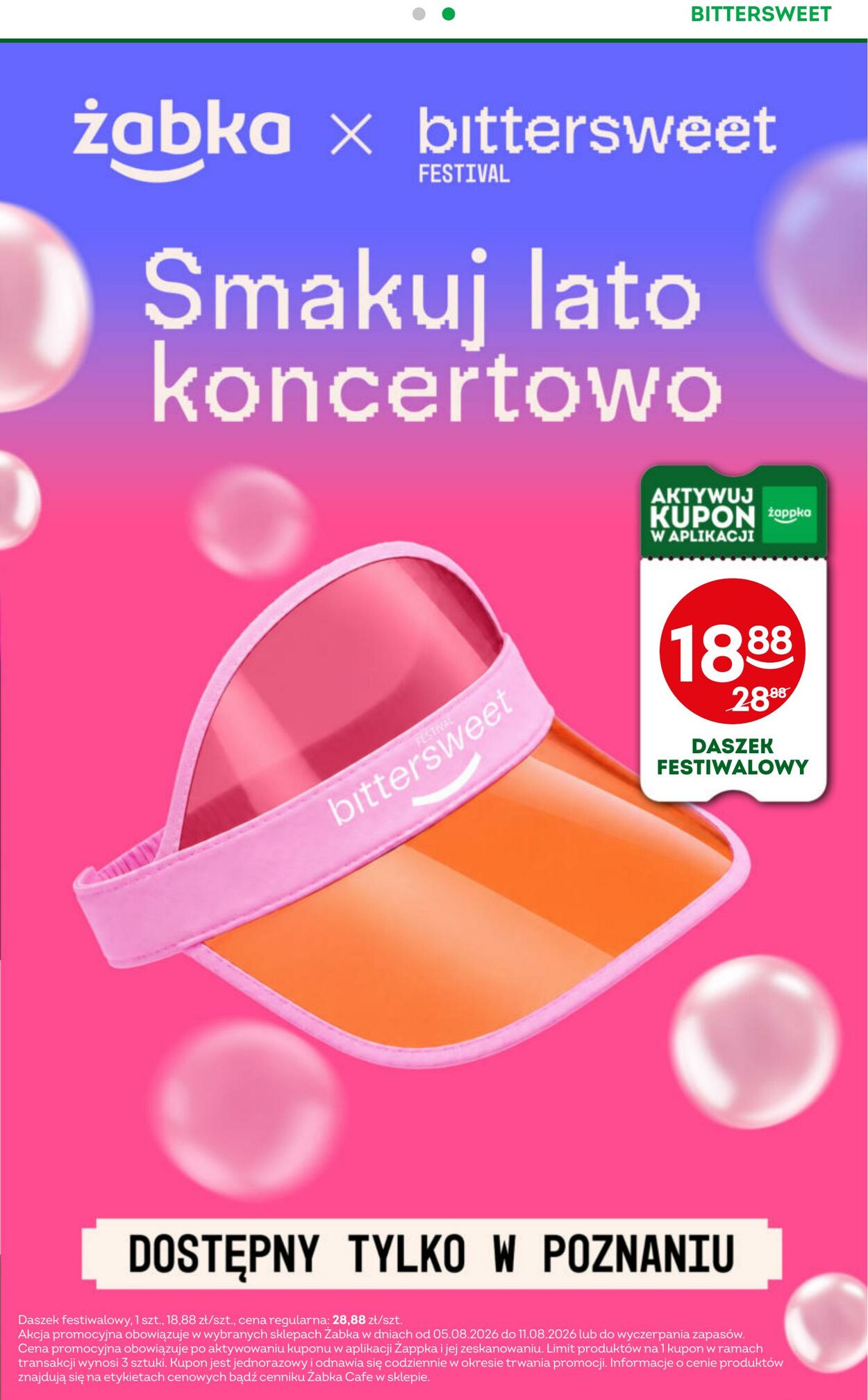 Gazetka Żabka 05.08.2026 - 18.08.2026