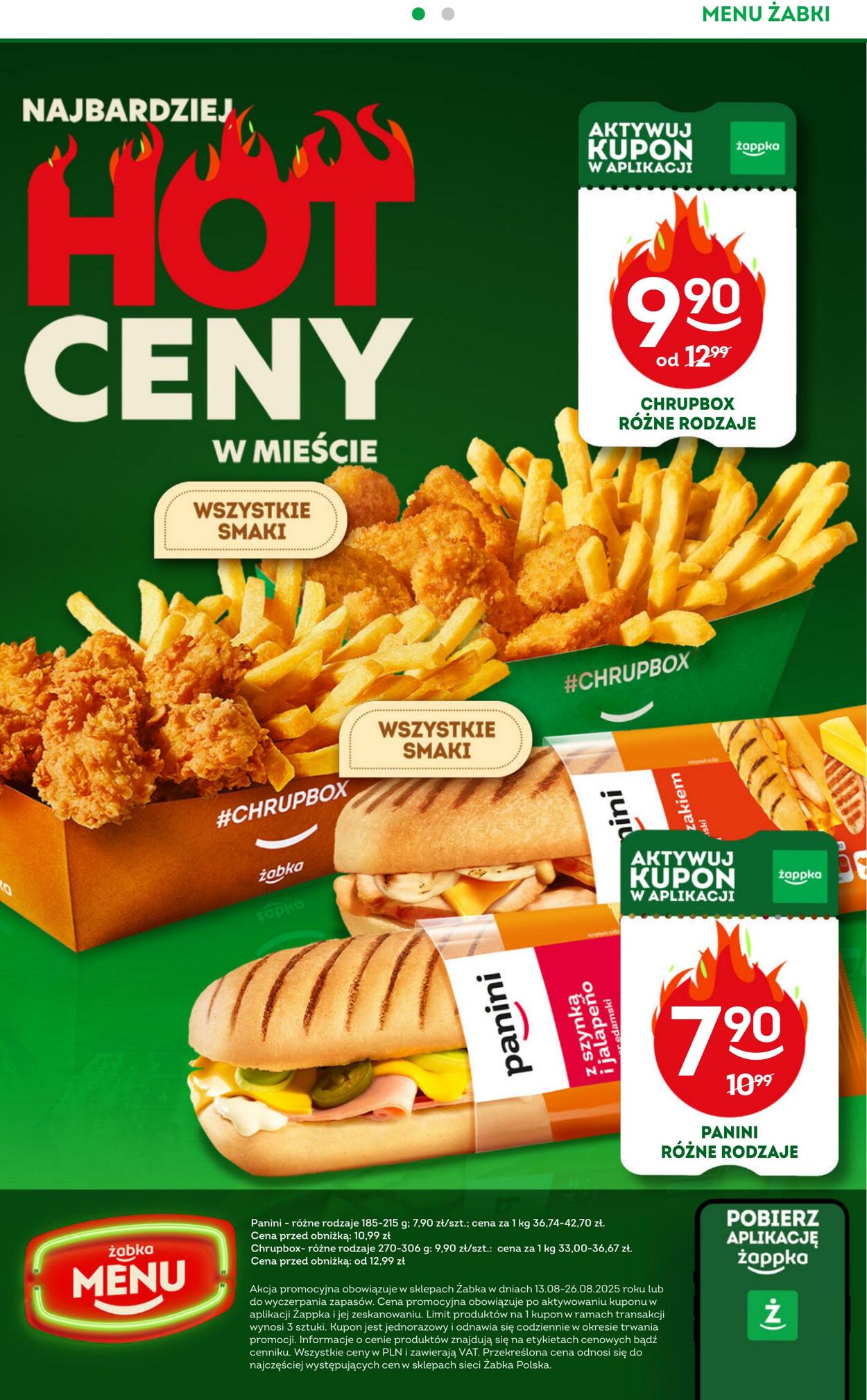 Gazetka Żabka 13.08.2025 - 26.08.2025