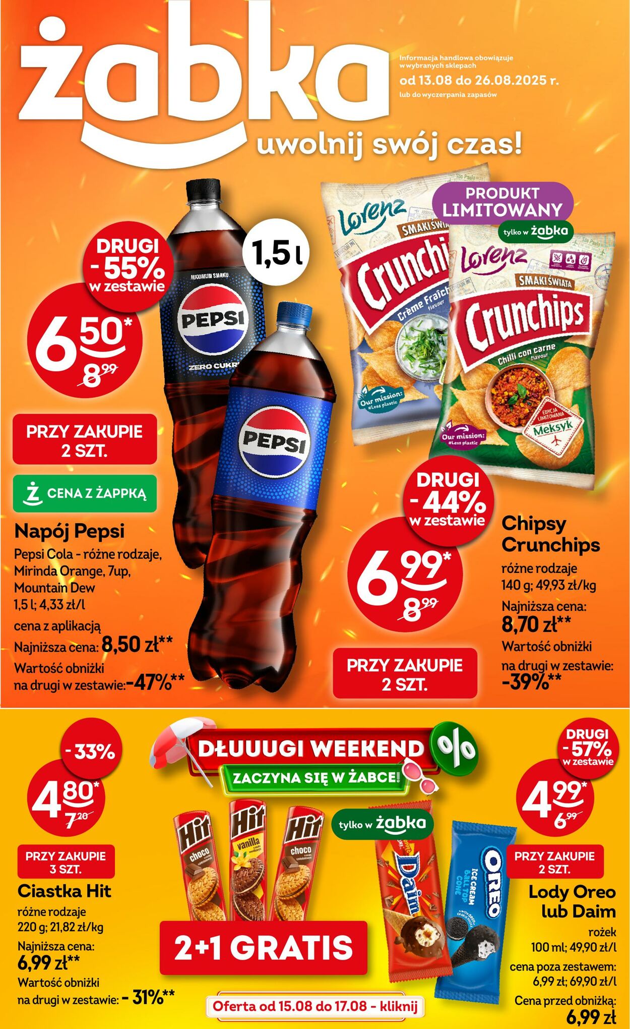Gazetka Żabka 13.08.2025 - 26.08.2025