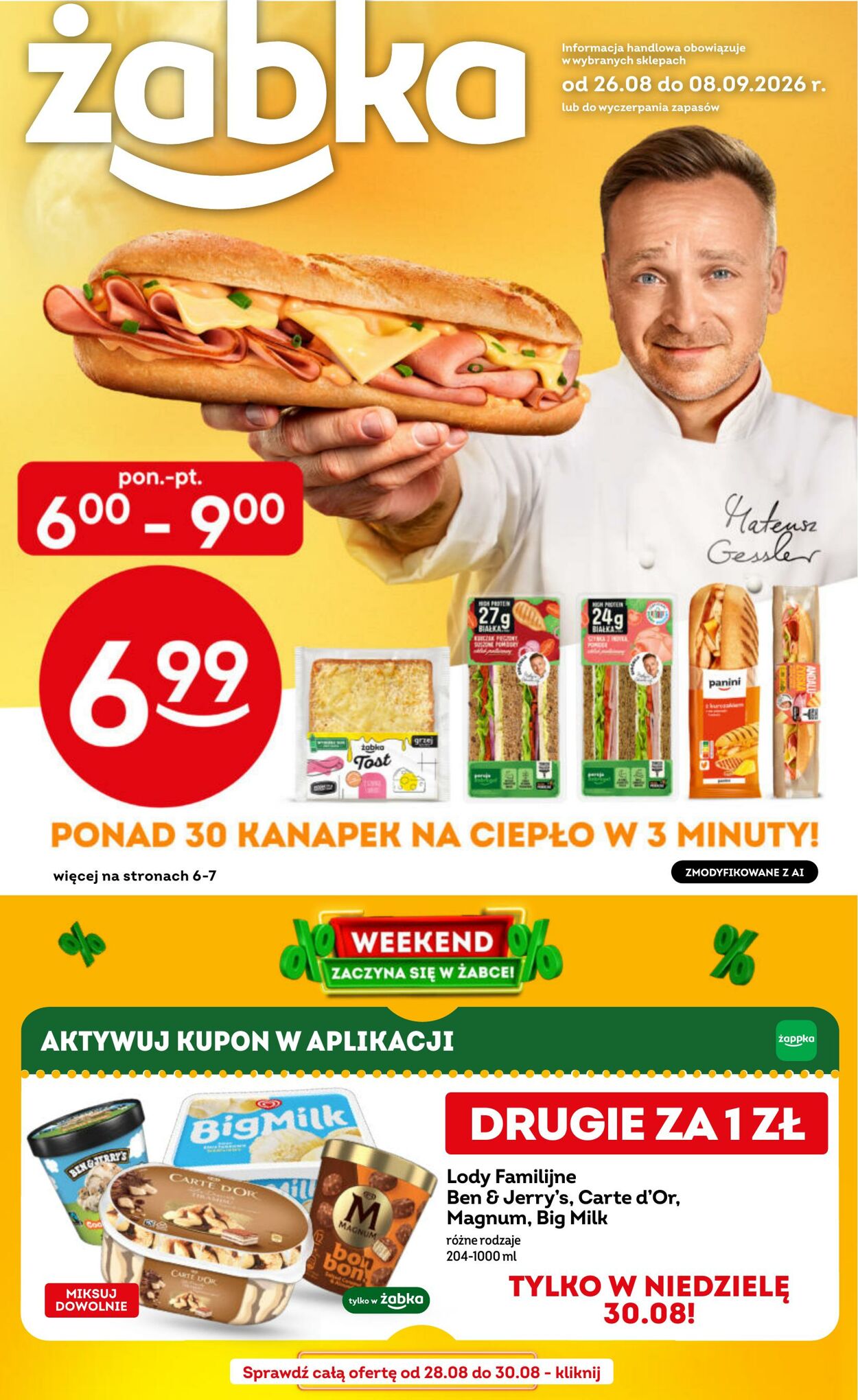Gazetka Żabka 26.08.2026 - 08.09.2026