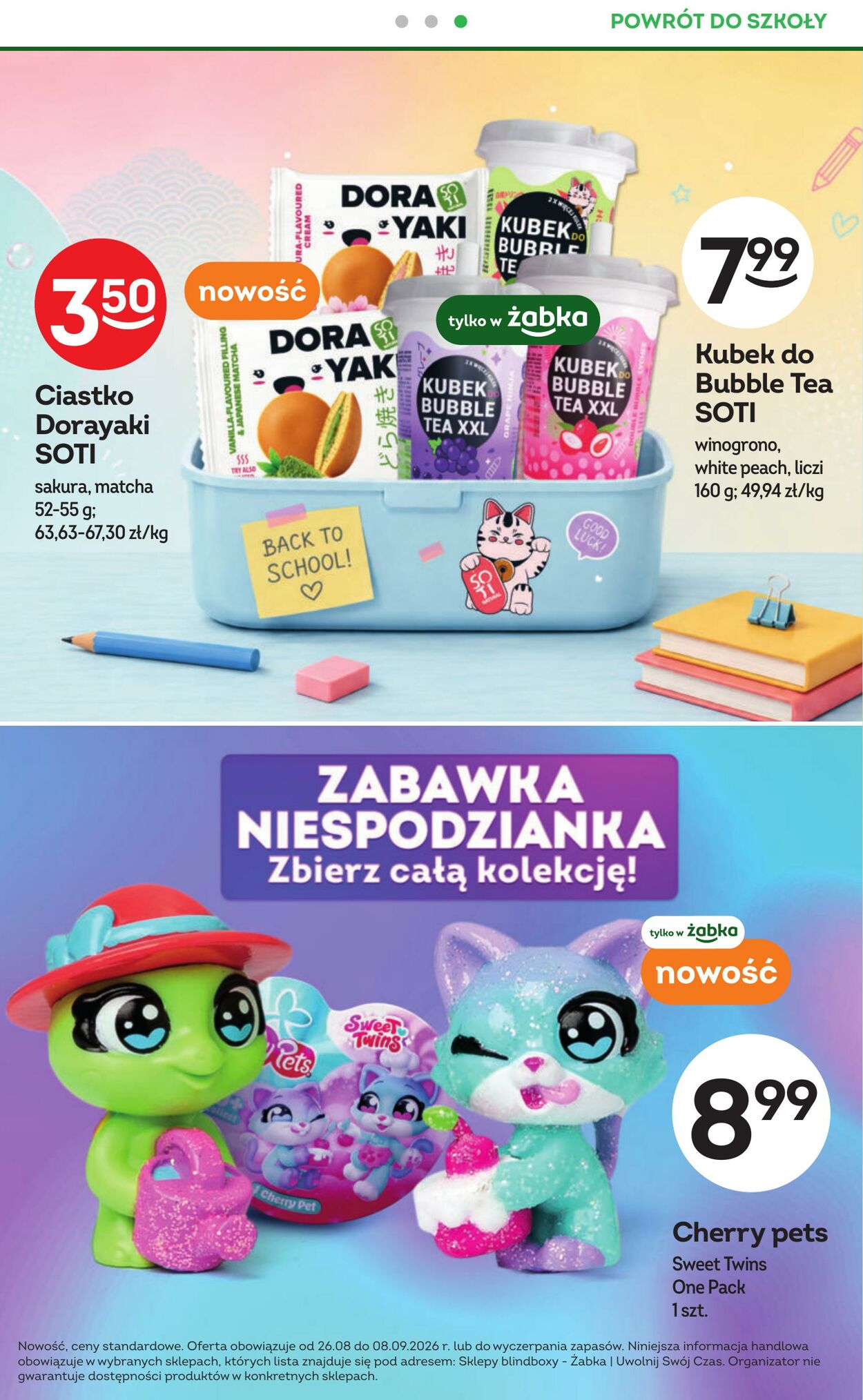Gazetka Żabka 26.08.2026 - 08.09.2026