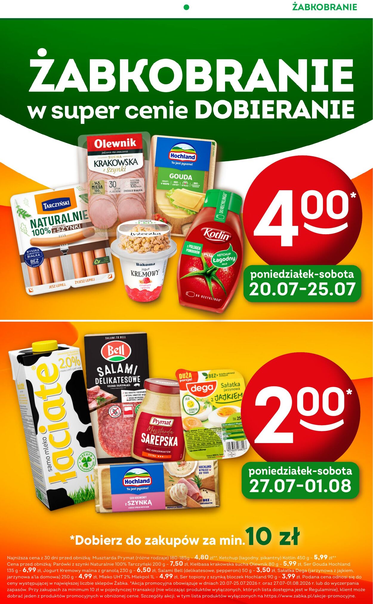 Gazetka Żabka 22.07.2026 - 04.08.2026