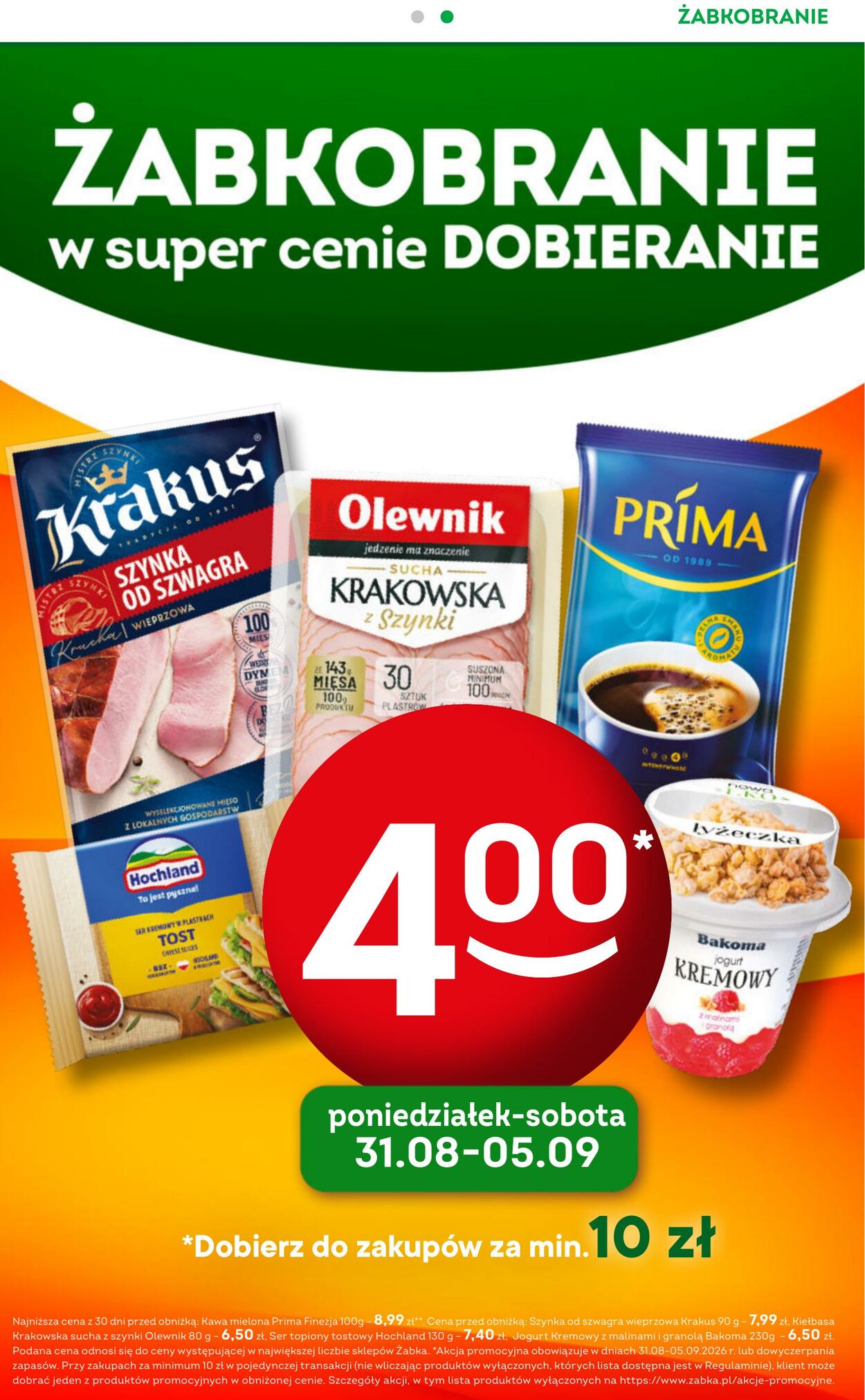 Gazetka Żabka 19.08.2026 - 01.09.2026