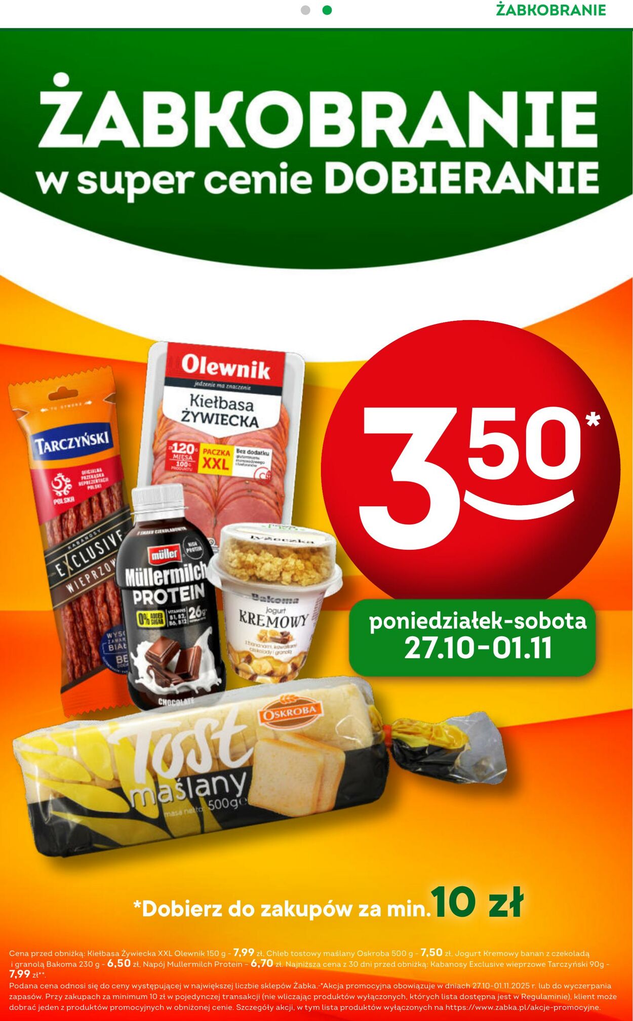 Gazetka Żabka 22.10.2025 - 04.11.2025