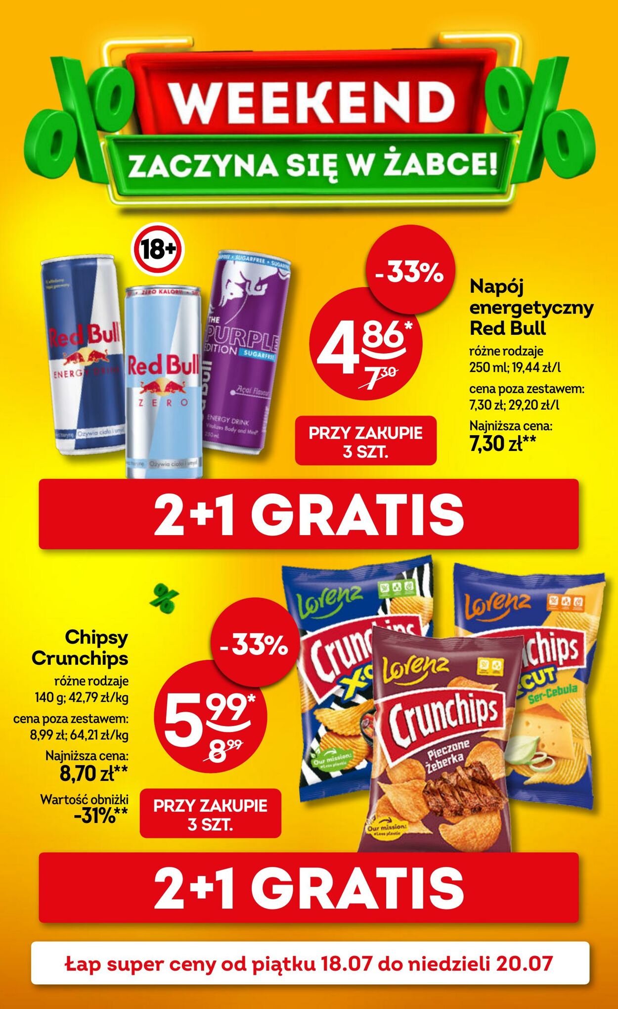 Gazetka Żabka 18.07.2025 - 20.07.2025