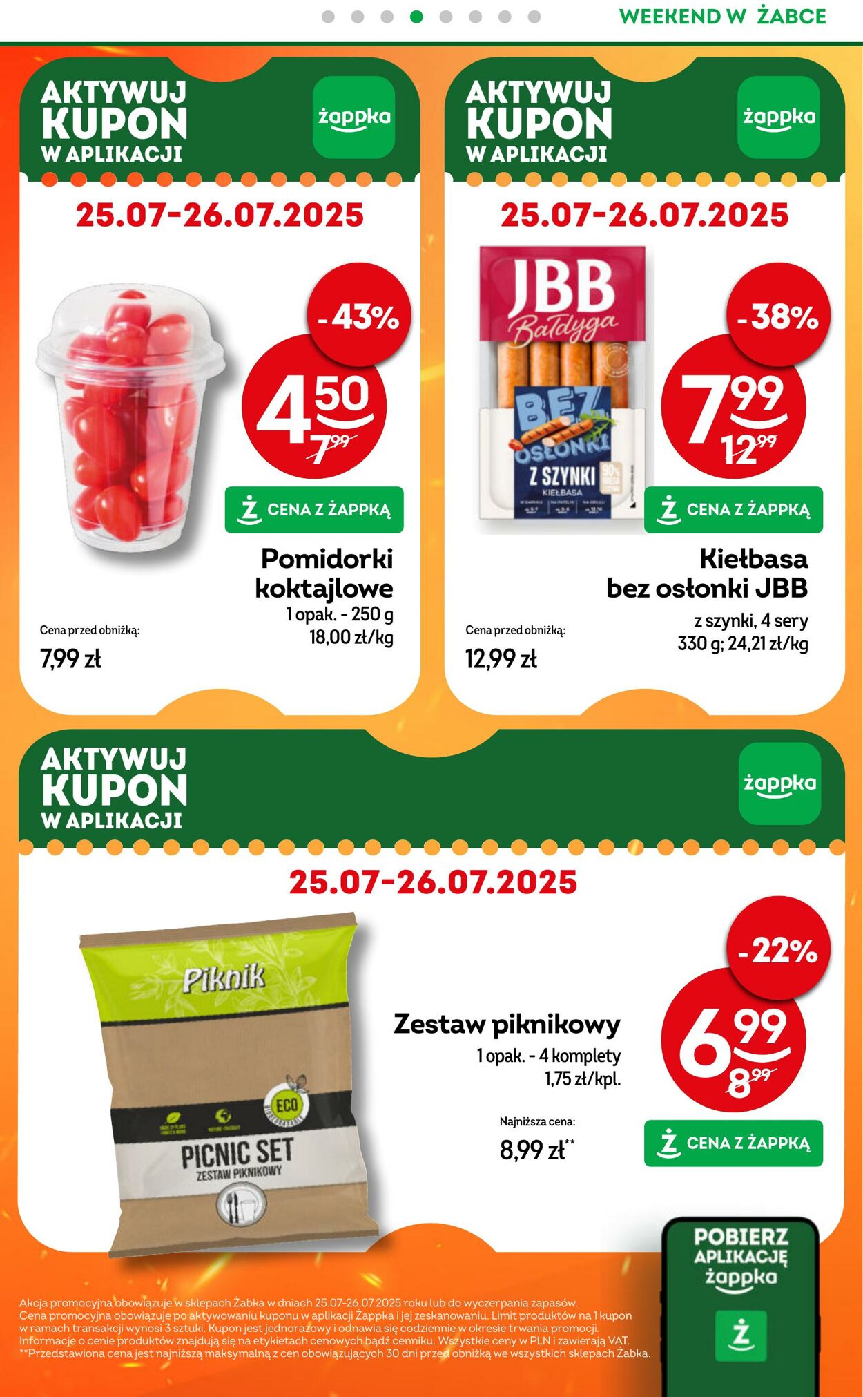 Gazetka Żabka 25.07.2025 - 27.07.2025