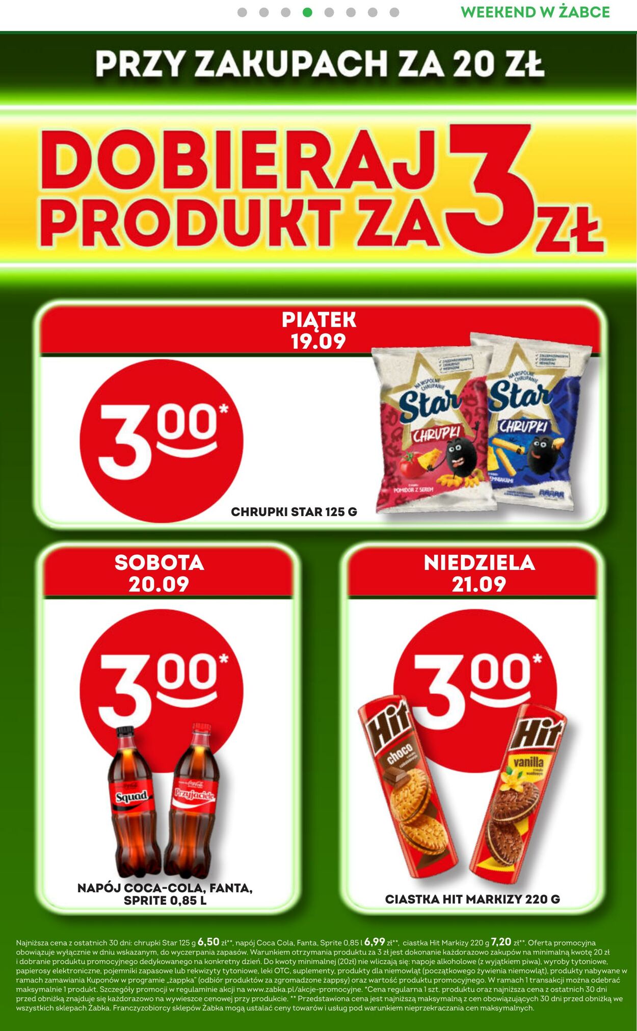 Gazetka Żabka 19.09.2025 - 21.09.2025