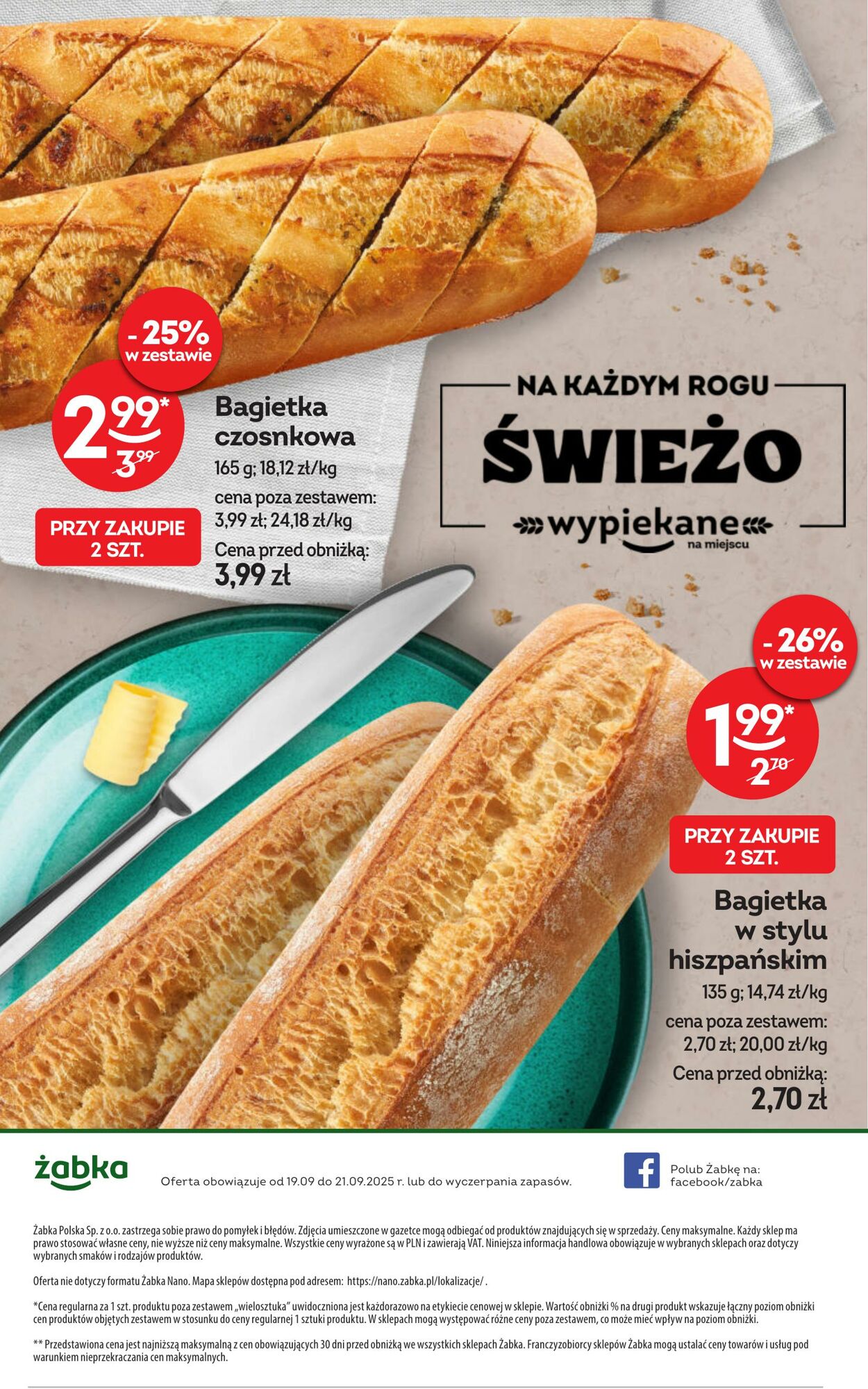 Gazetka Żabka 19.09.2025 - 21.09.2025