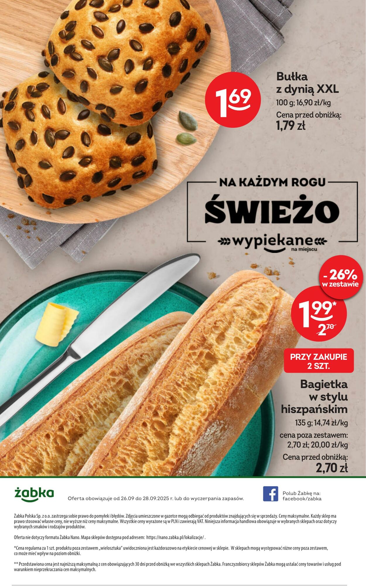 Gazetka Żabka 26.09.2025 - 28.09.2025