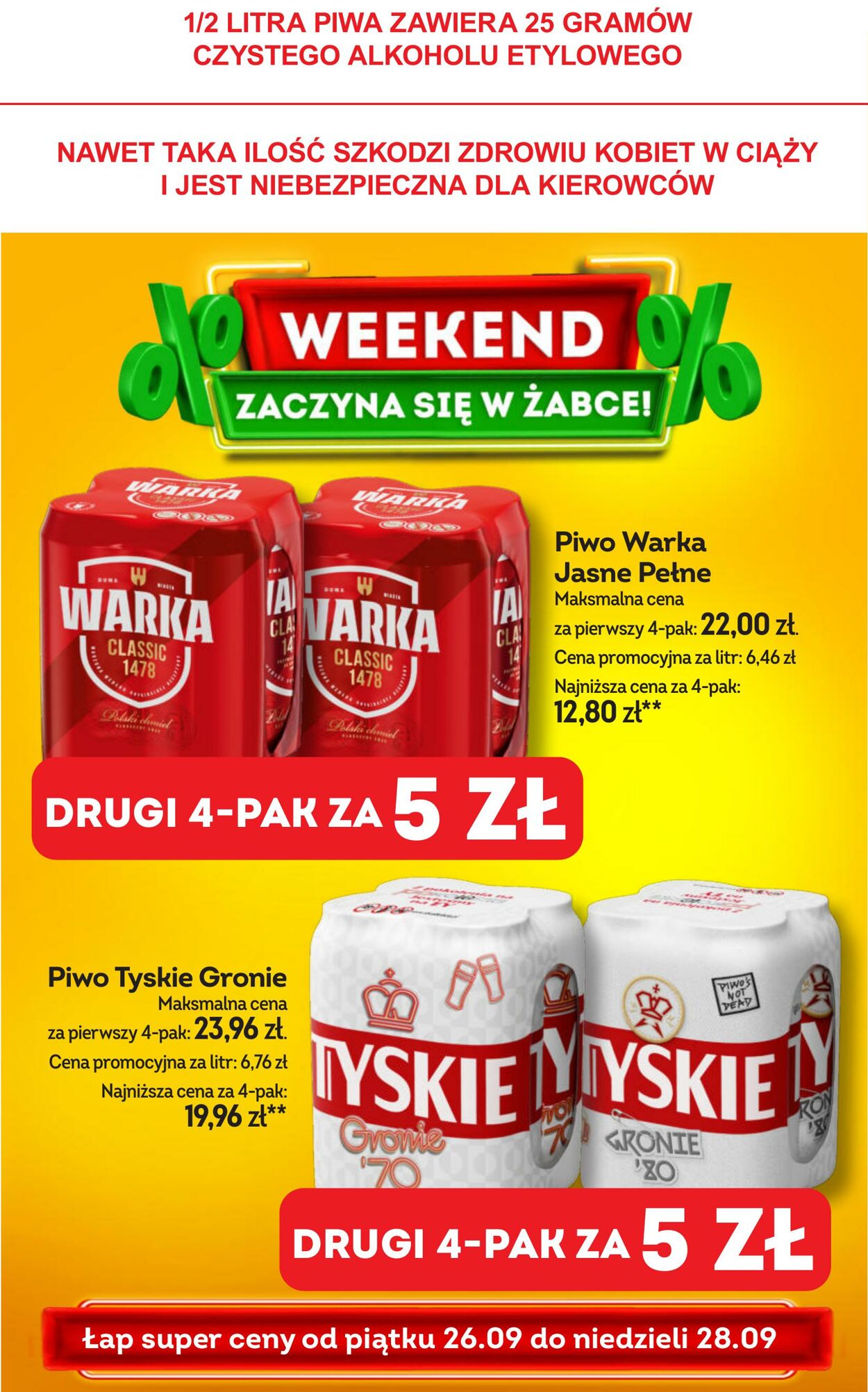 Gazetka Żabka 26.09.2025 - 28.09.2025