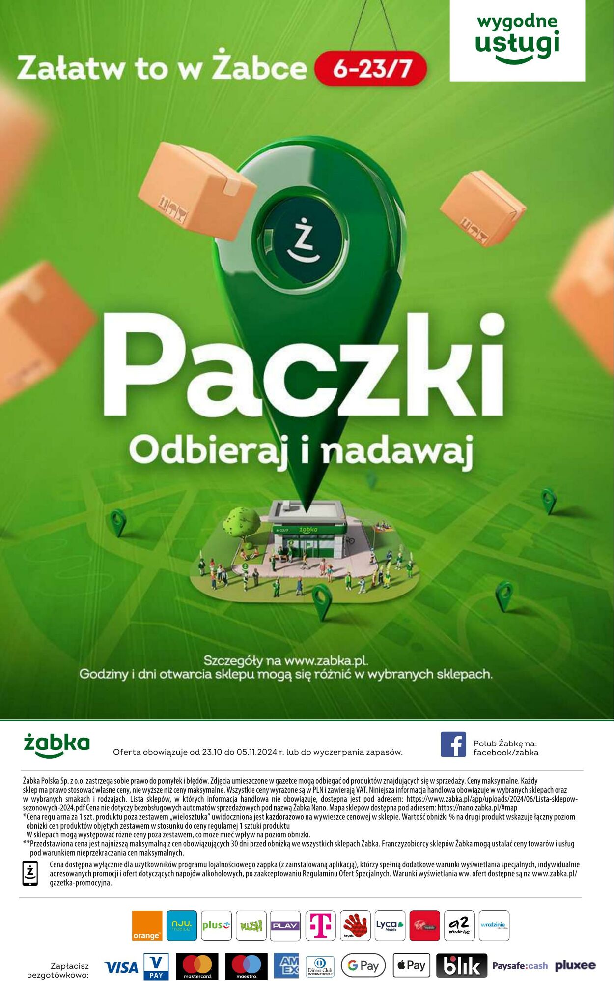 Gazetka Żabka 23.10.2024 - 05.11.2024