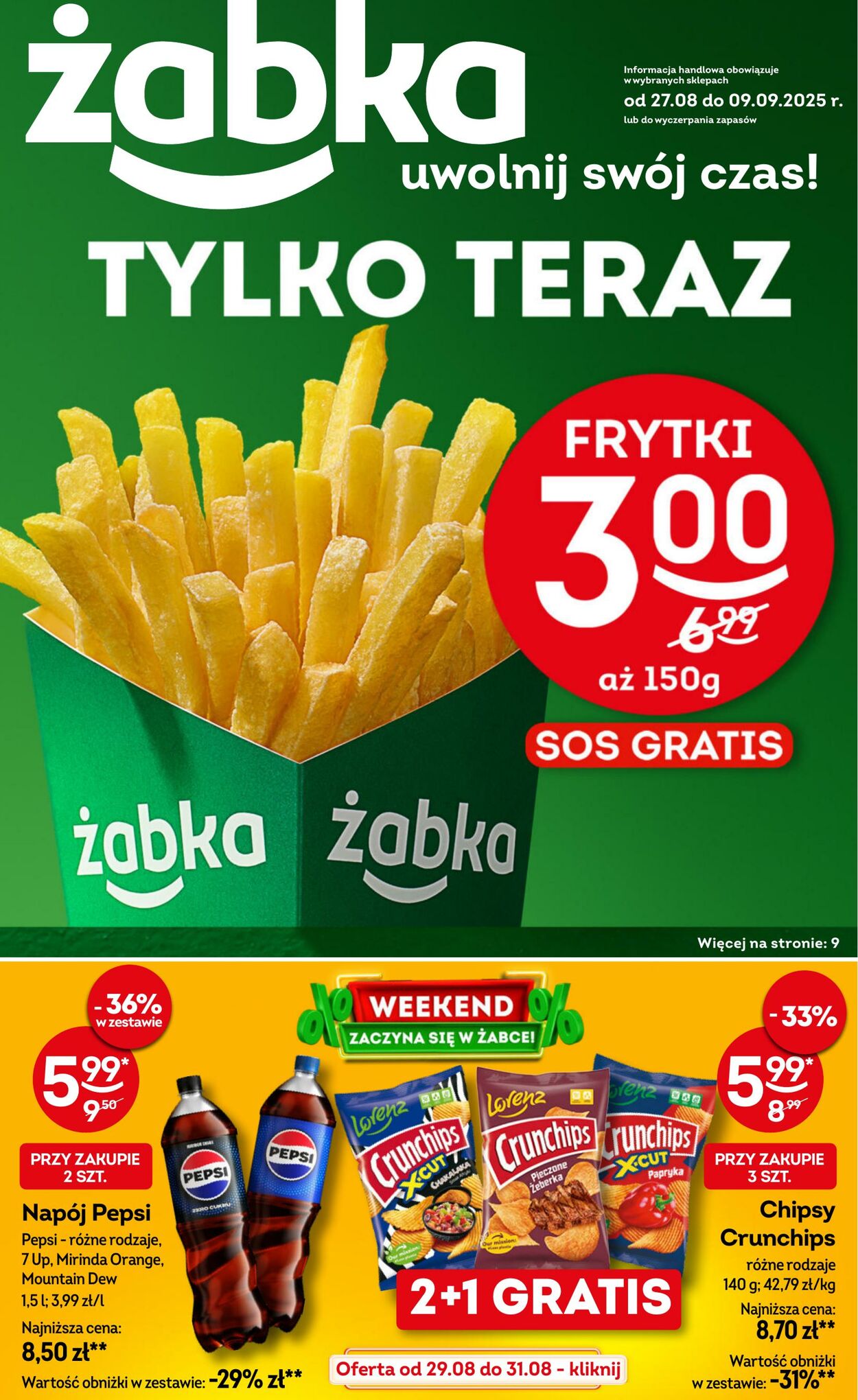 Gazetka Żabka 27.08.2025 - 09.09.2025