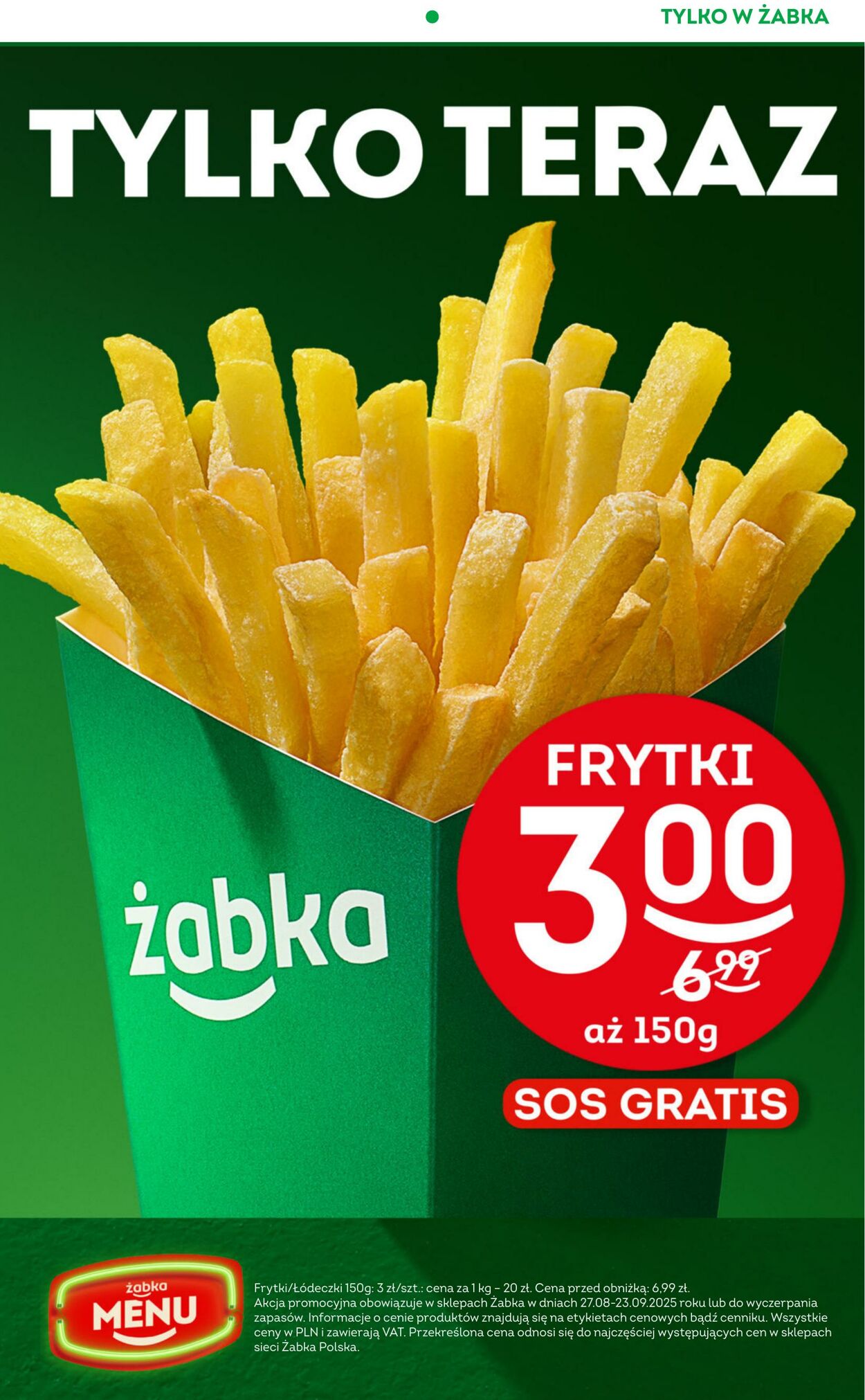 Gazetka Żabka 27.08.2025 - 09.09.2025