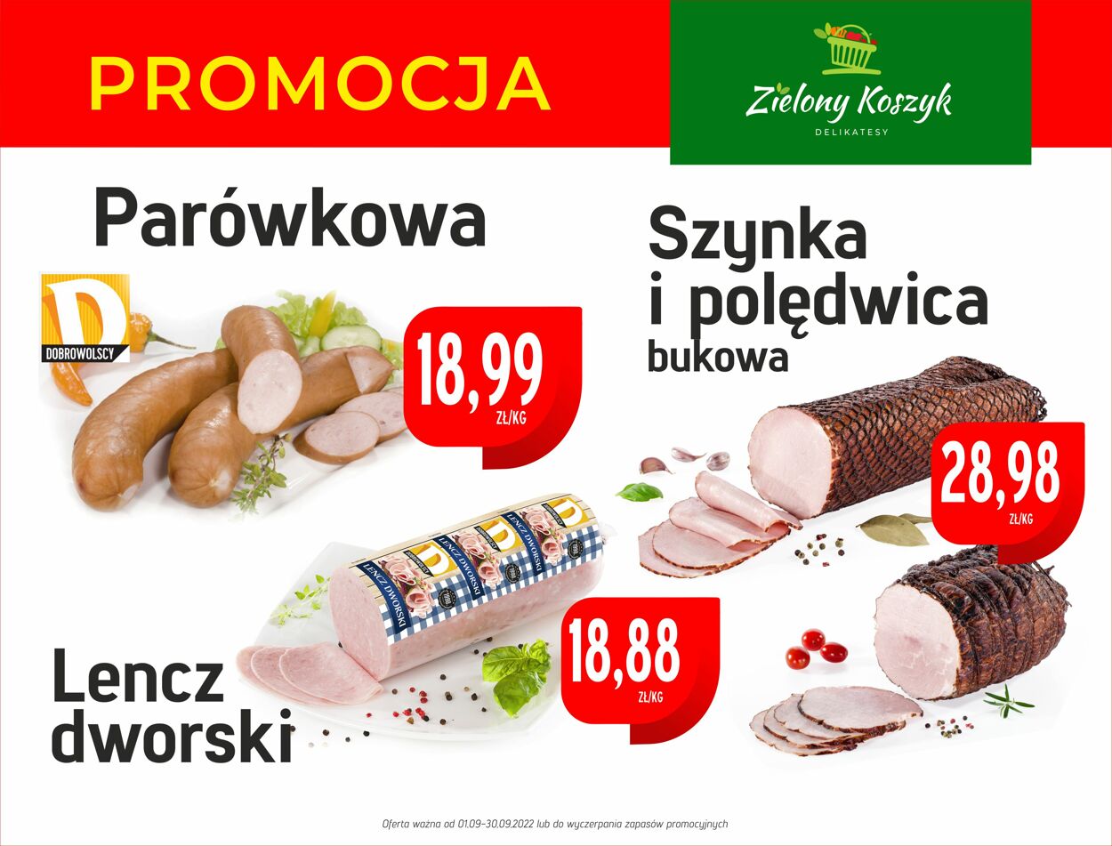 Gazetka Zielony Koszyk 01.09.2022 - 30.09.2022