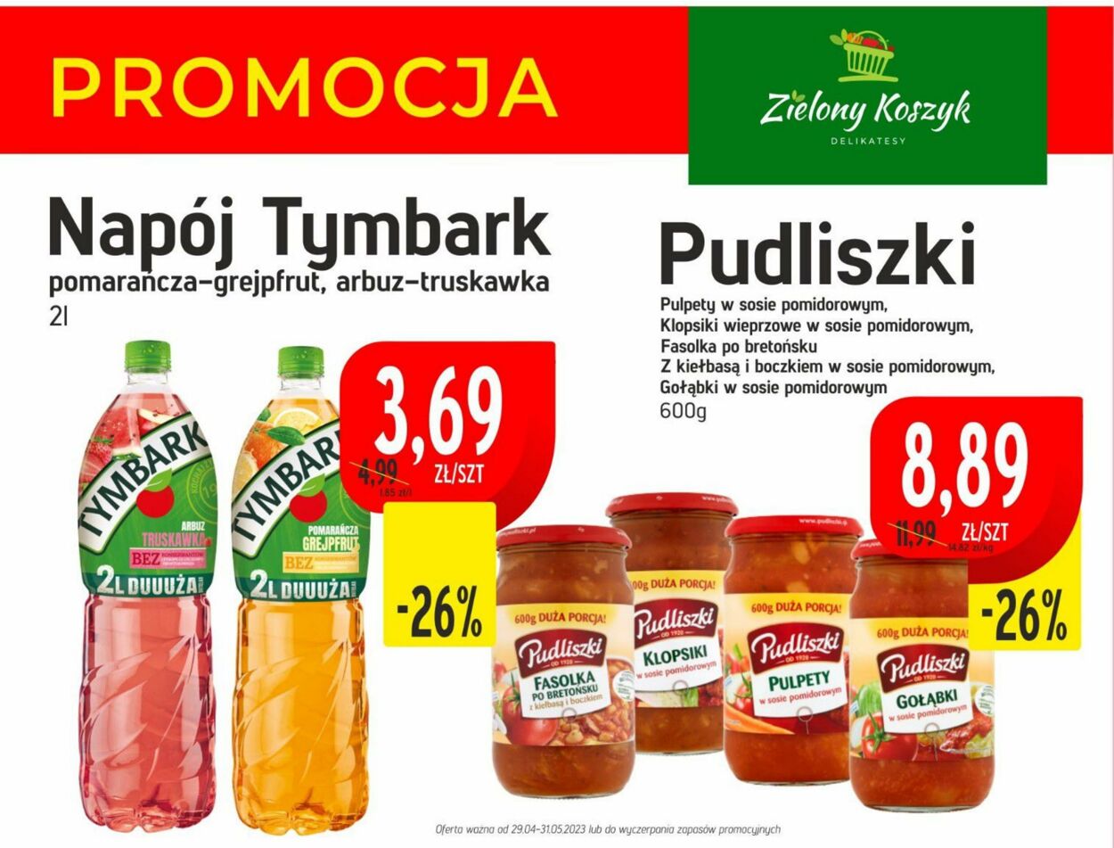 Gazetka Zielony Koszyk 29.04.2023 - 31.05.2023