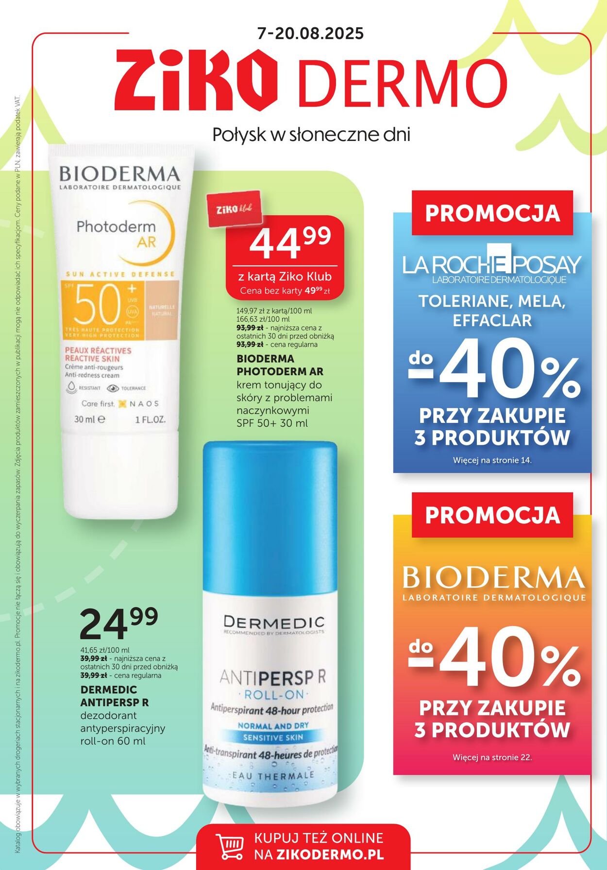 Gazetka Ziko DERMO 07.08.2025 - 20.08.2025