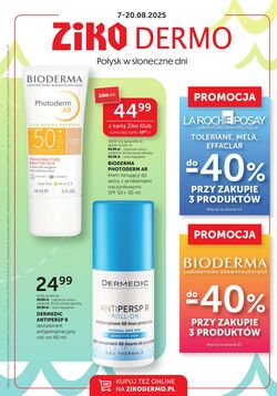 Gazetka Ziko DERMO 07.08.2025 - 20.08.2025