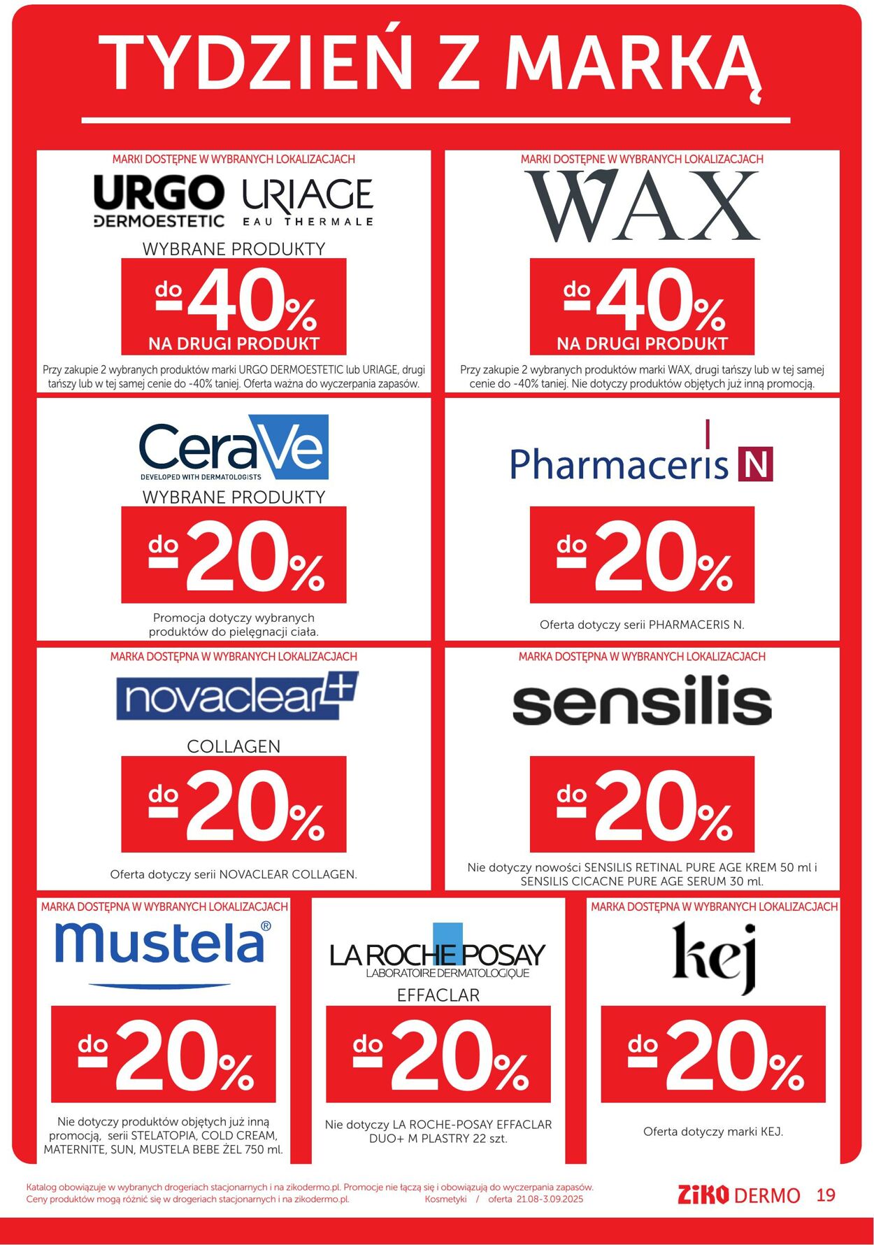 Gazetka Ziko DERMO 21.08.2025 - 03.09.2025