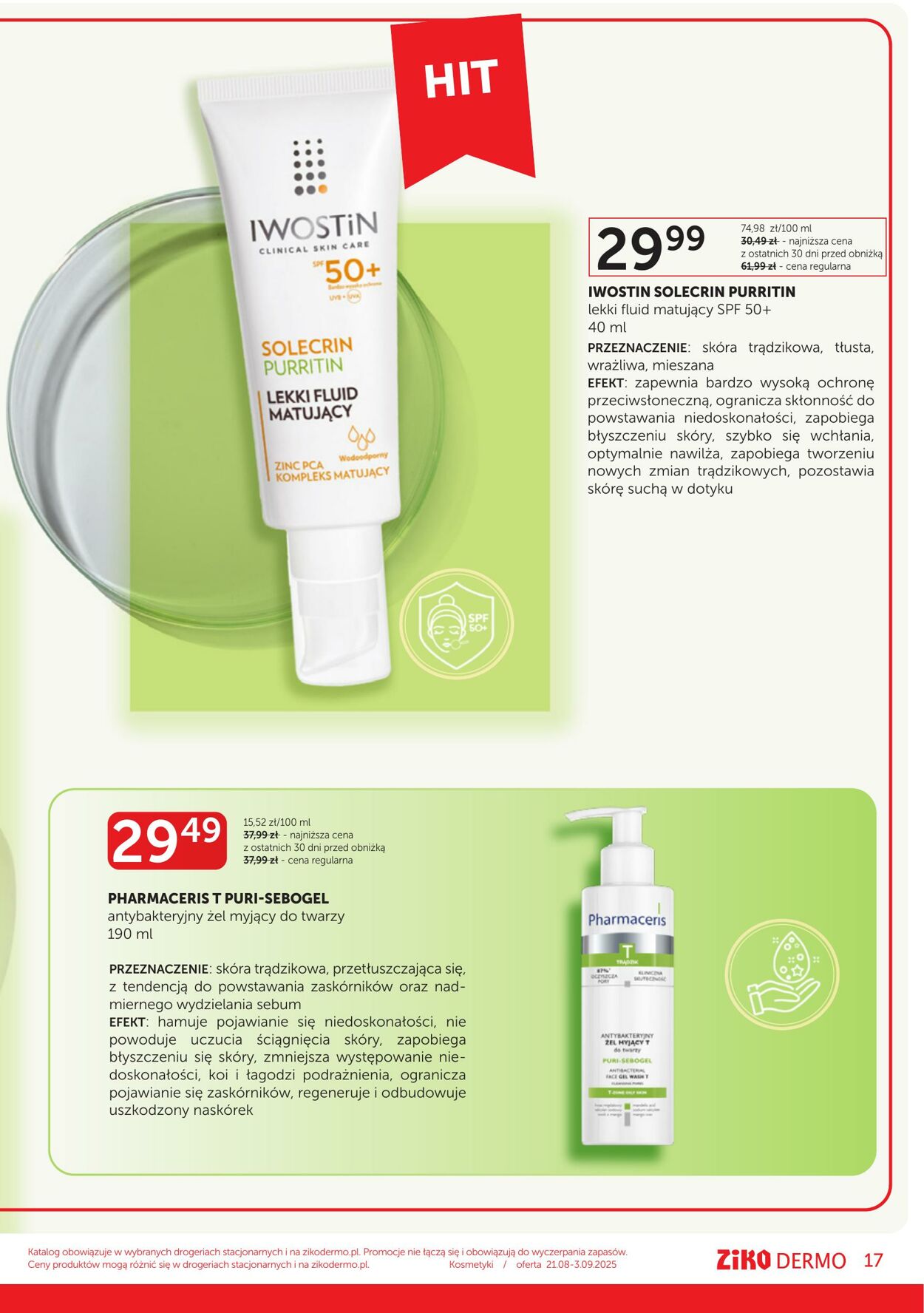 Gazetka Ziko DERMO 21.08.2025 - 03.09.2025
