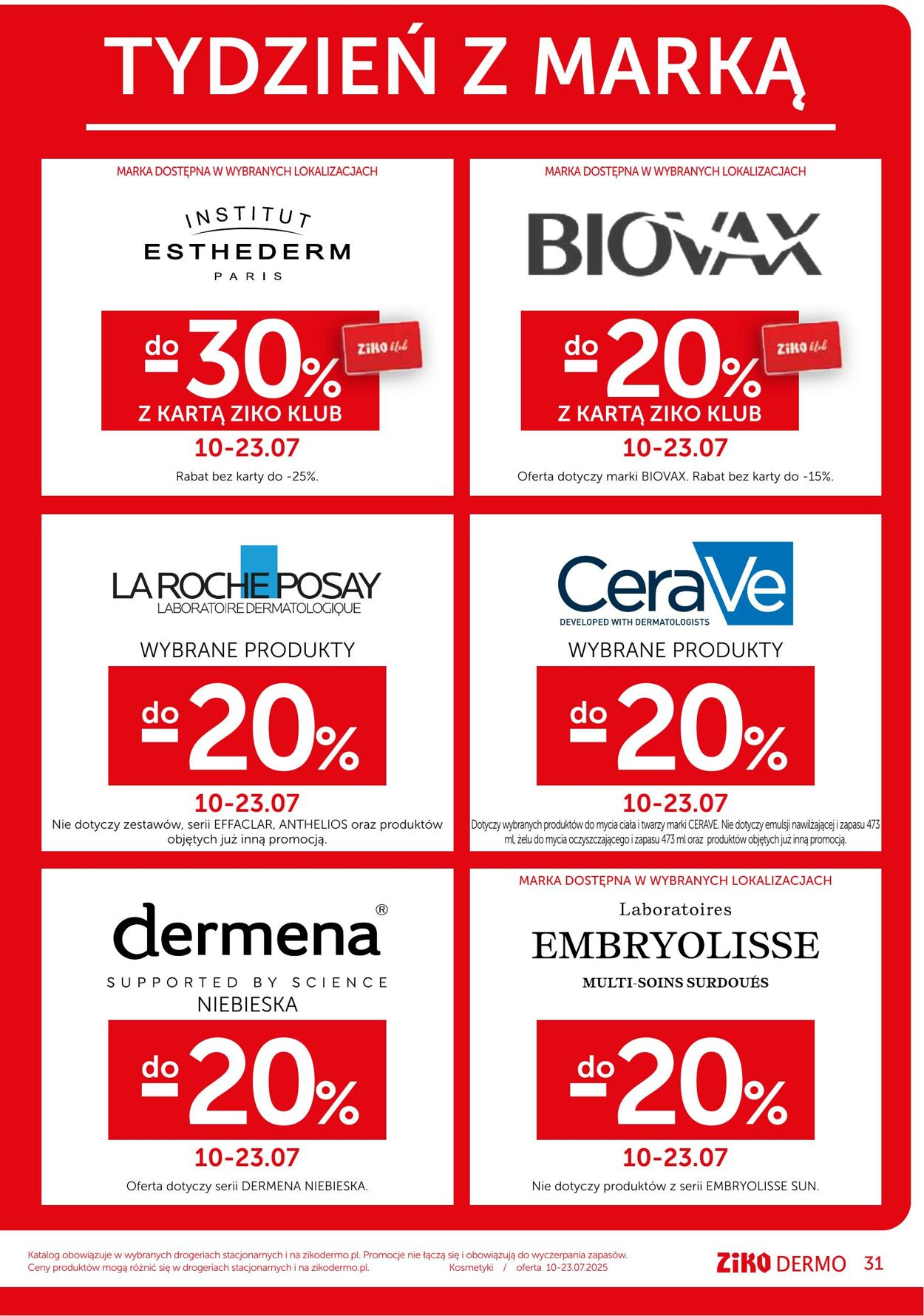 Gazetka Ziko DERMO 10.07.2025 - 27.07.2025