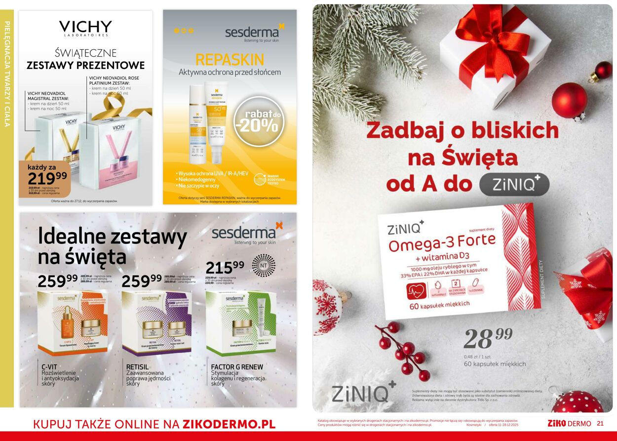 Gazetka Ziko DERMO 11.12.2025 - 28.12.2025