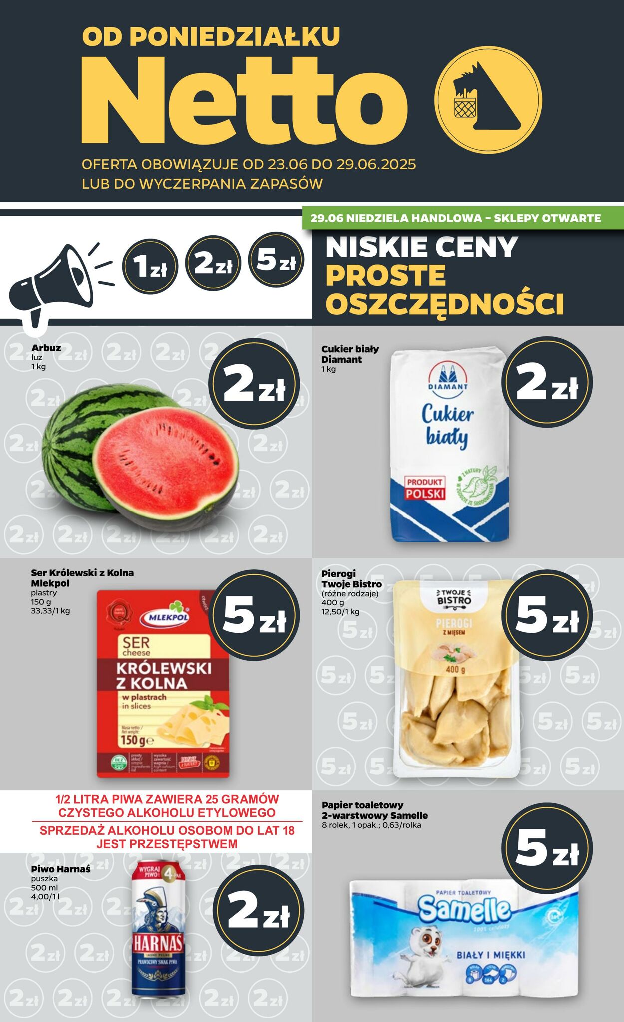 Gazetka Netto Gazetka 23 cze, 2025 - 29 cze, 2025