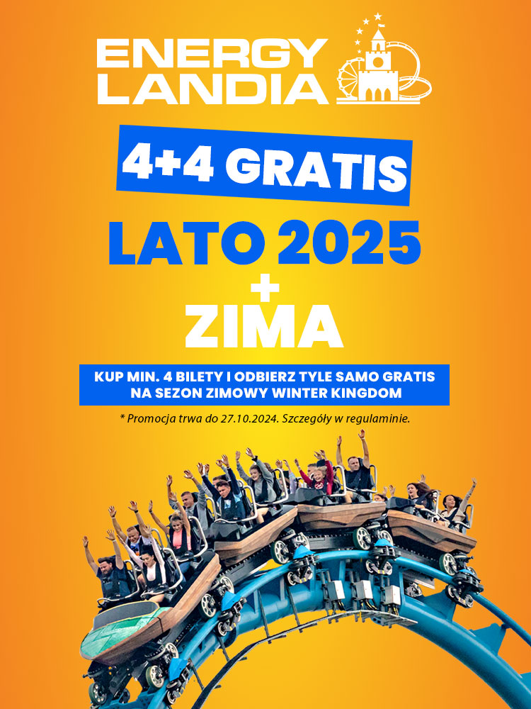 Gazetka Energylandia 4+4 Gratis 18 paź, 2024 - 27 paź, 2024