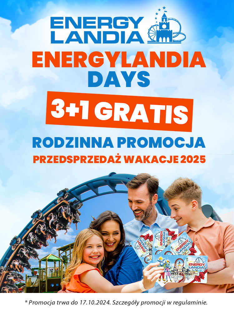 Gazetka Energylandia 3+1 Gratis 11 paź, 2024 - 17 paź, 2024