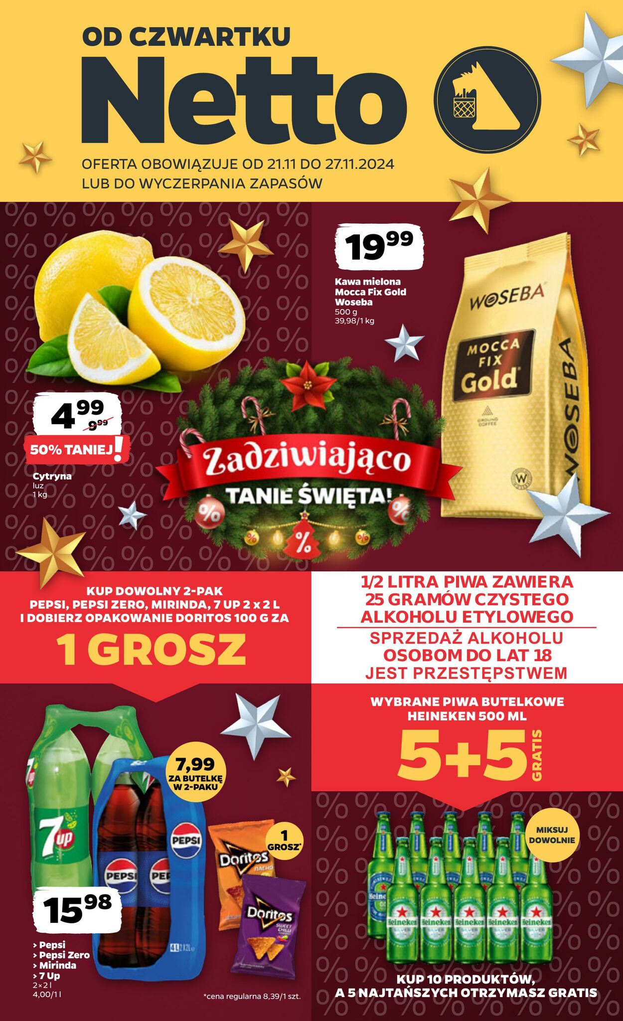 Gazetka Netto Gazetka 21 lis, 2024 - 27 lis, 2024